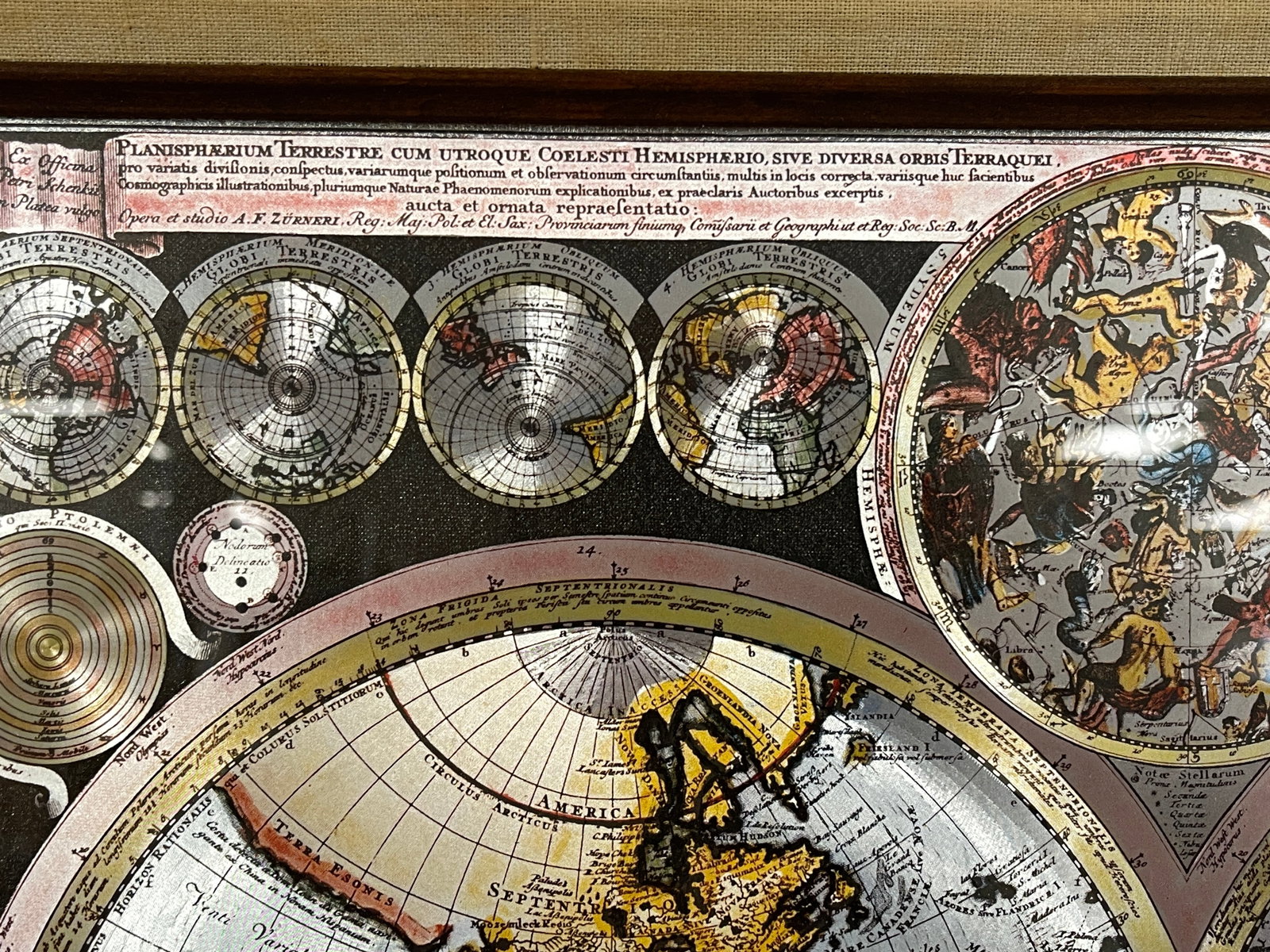 REPLICA WORLD TERRESTRIAL MAP - 2