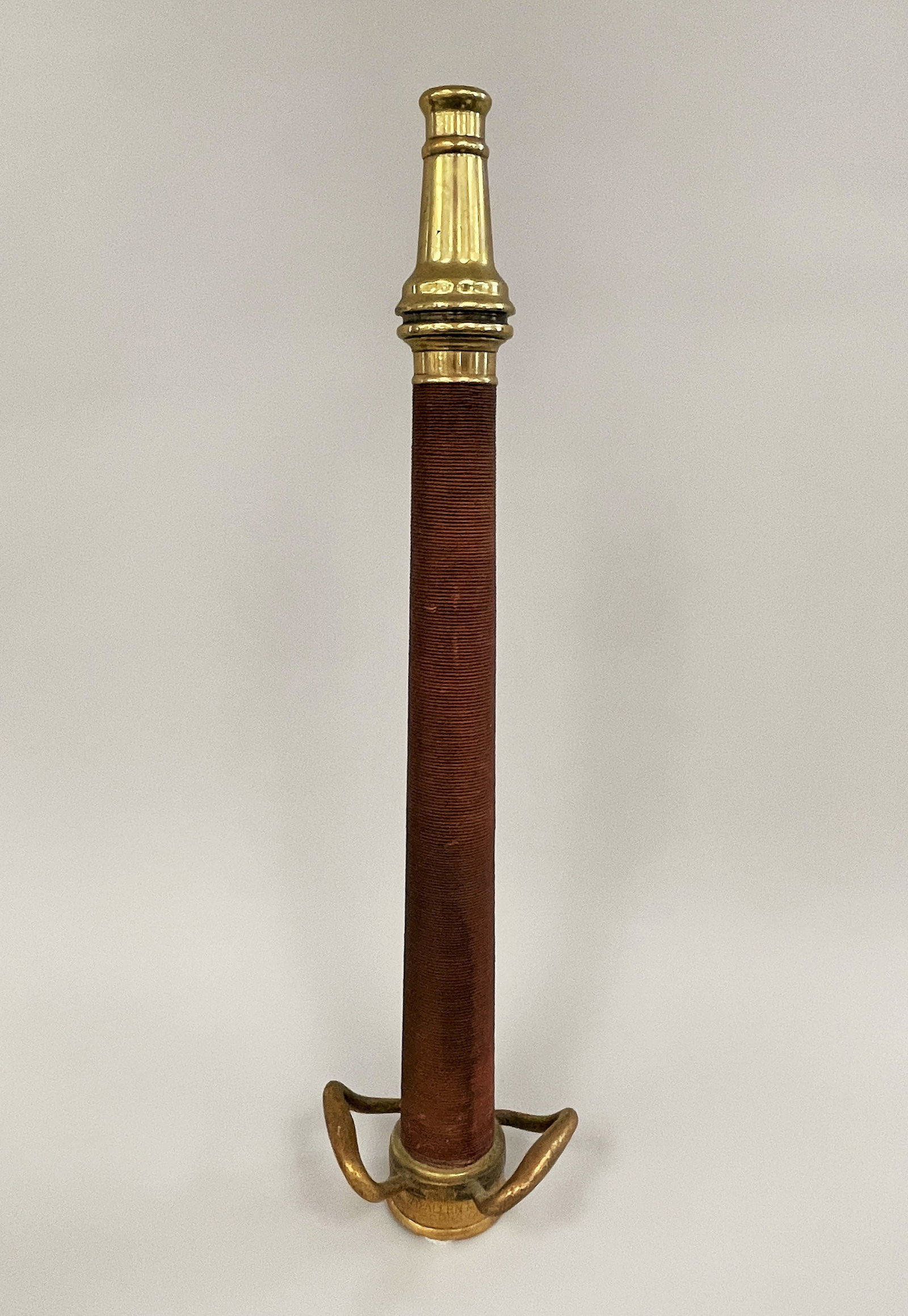 EARLY BIG BRASS FIRE NOZZLE 30"L (1 of 4)
