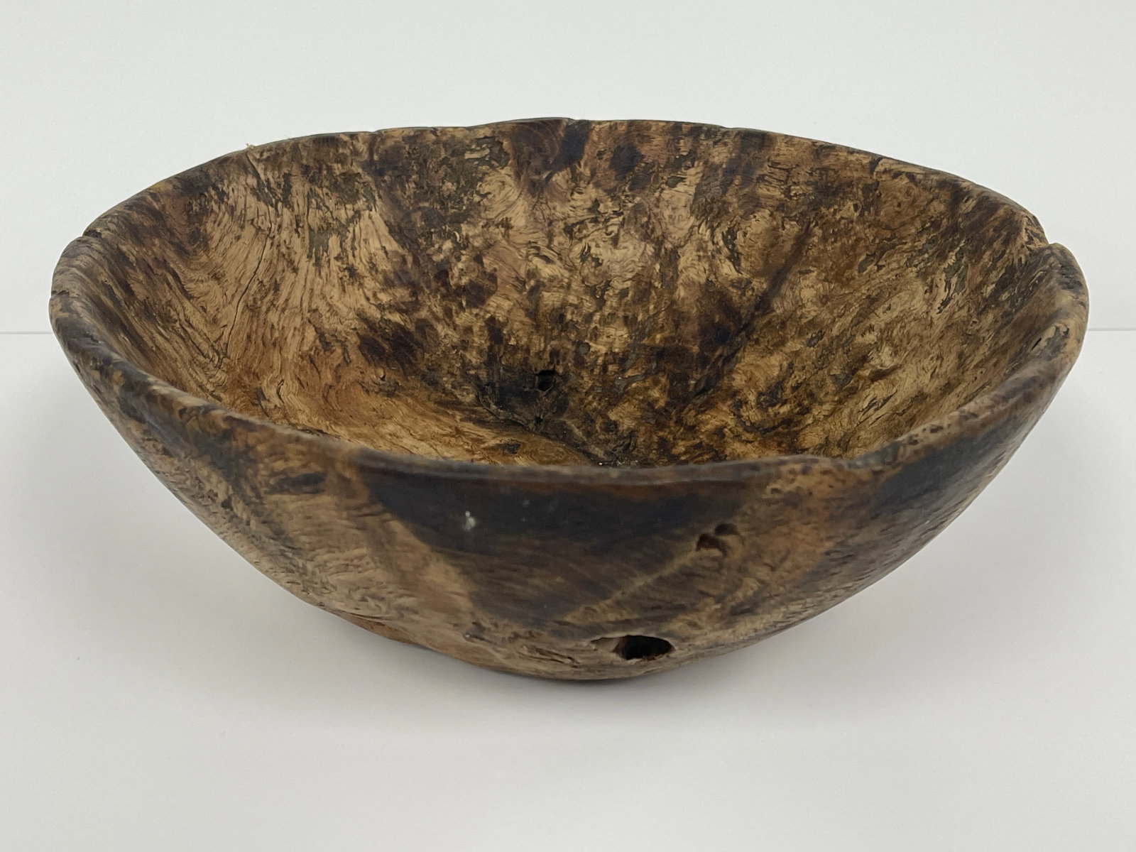 EARLY AMERICAN BURL BOWL (1 of 5)
