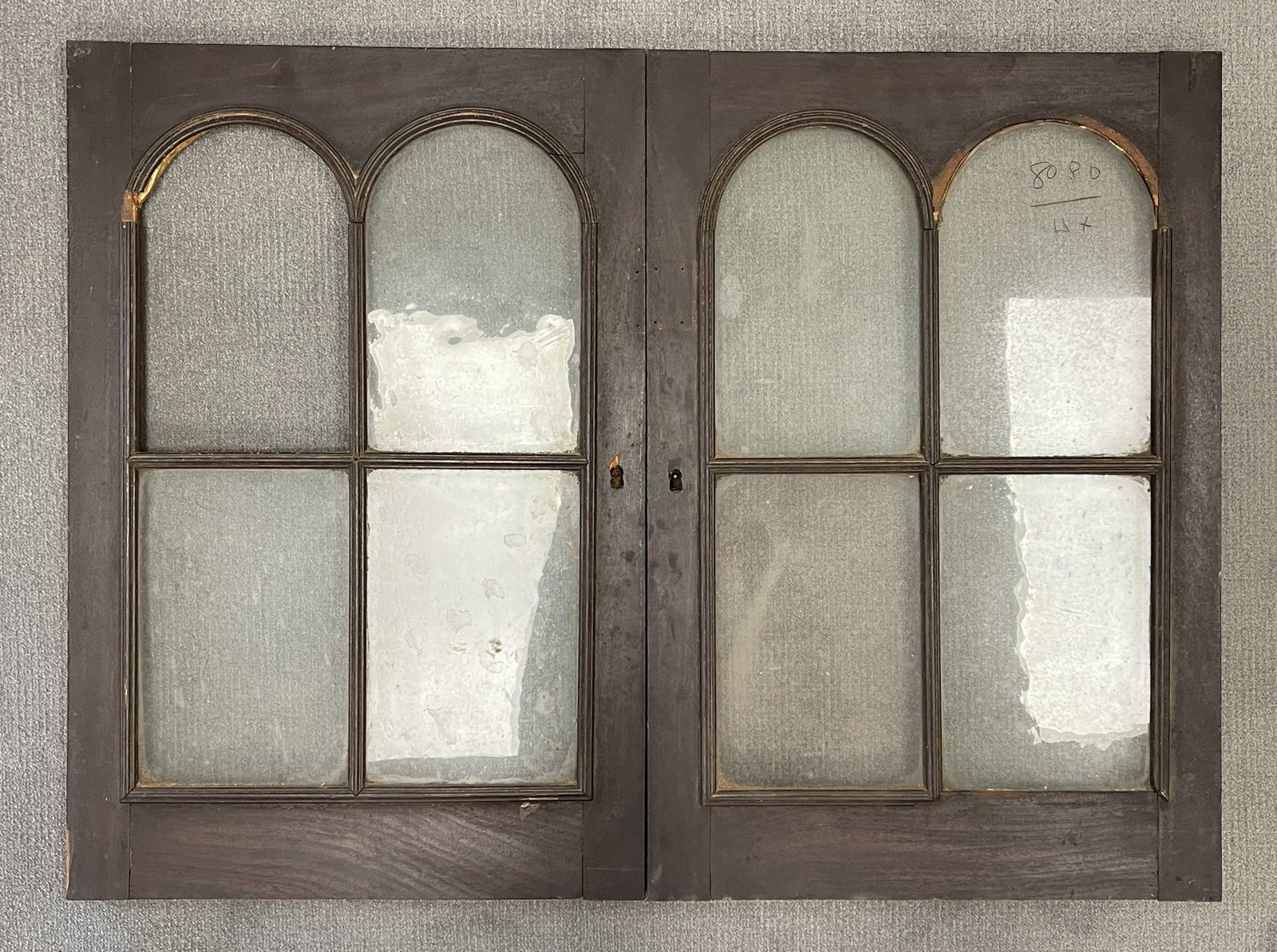 PAIR OF EARLY CUPBOARD DOORS (1 of 2)