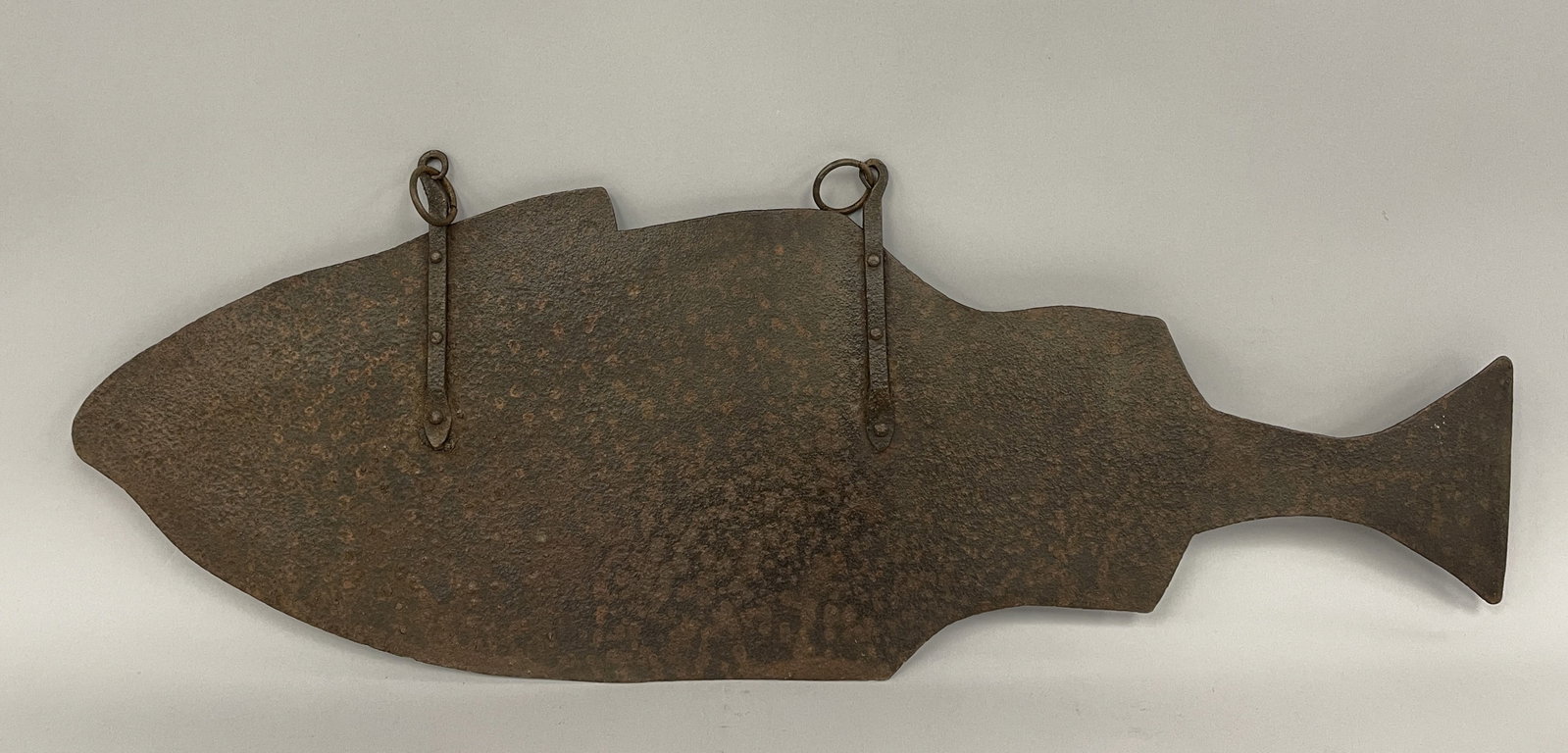 FORGED IRON HANGING FISHMONGER'S SIGN (1 of 6)