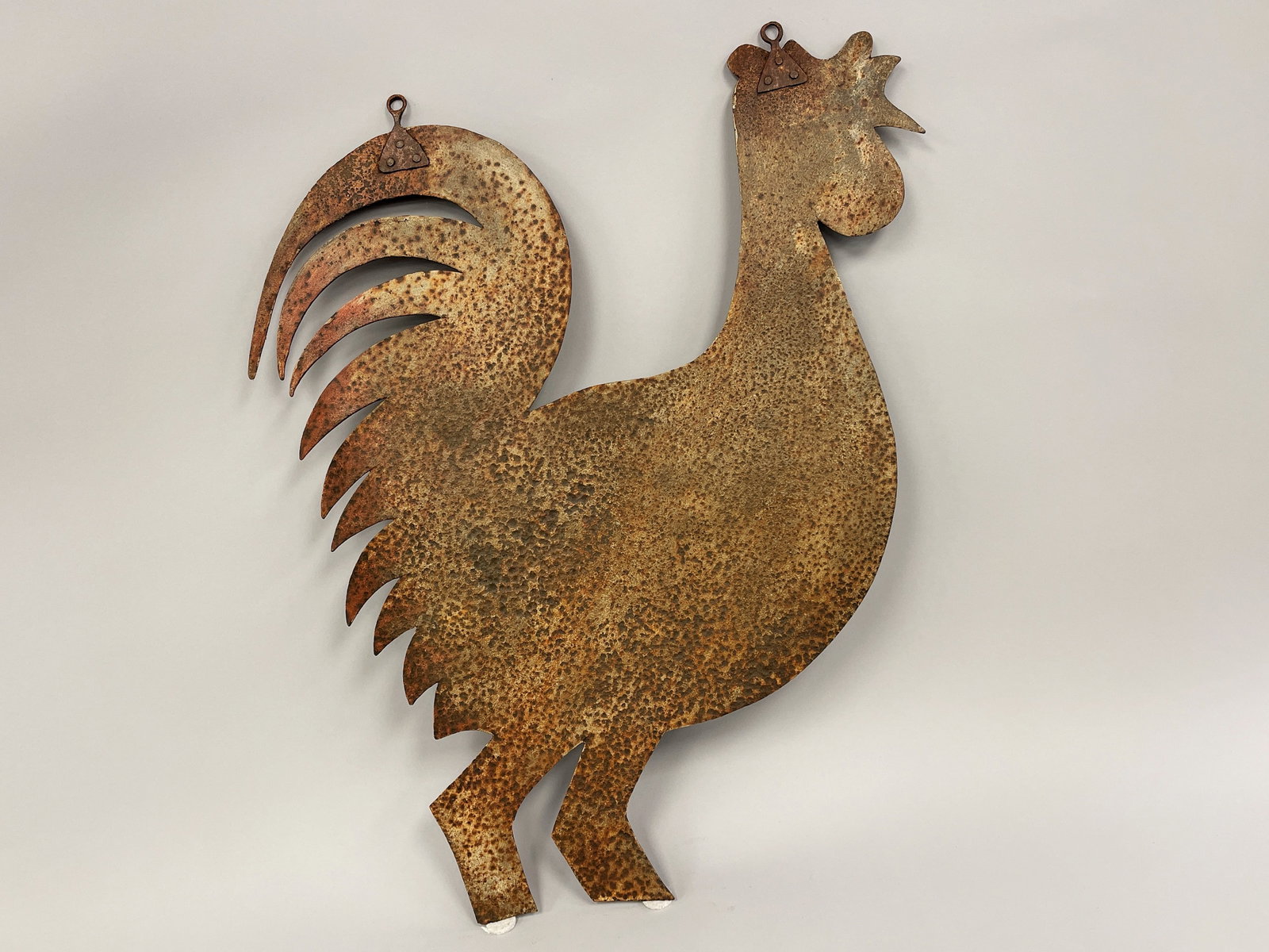 IRON ROOSTER CUT CUTOUT TRADE SIGN (1 of 6)