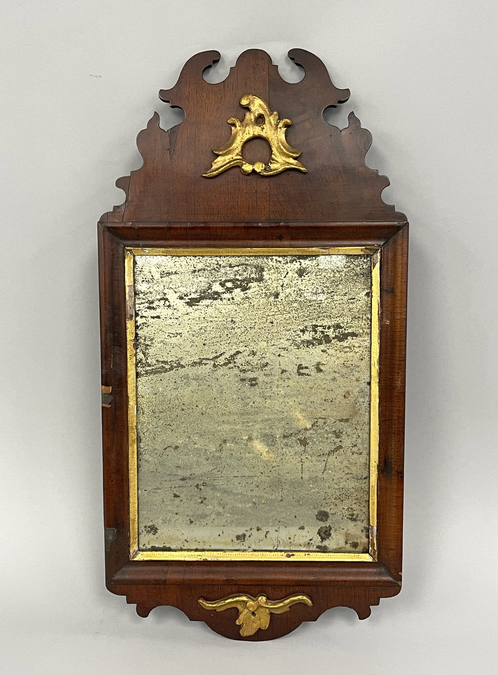 QUEEN ANNE COURTING MIRROR: QUEEN ANNE COURTING MIRROR 10" X 20"