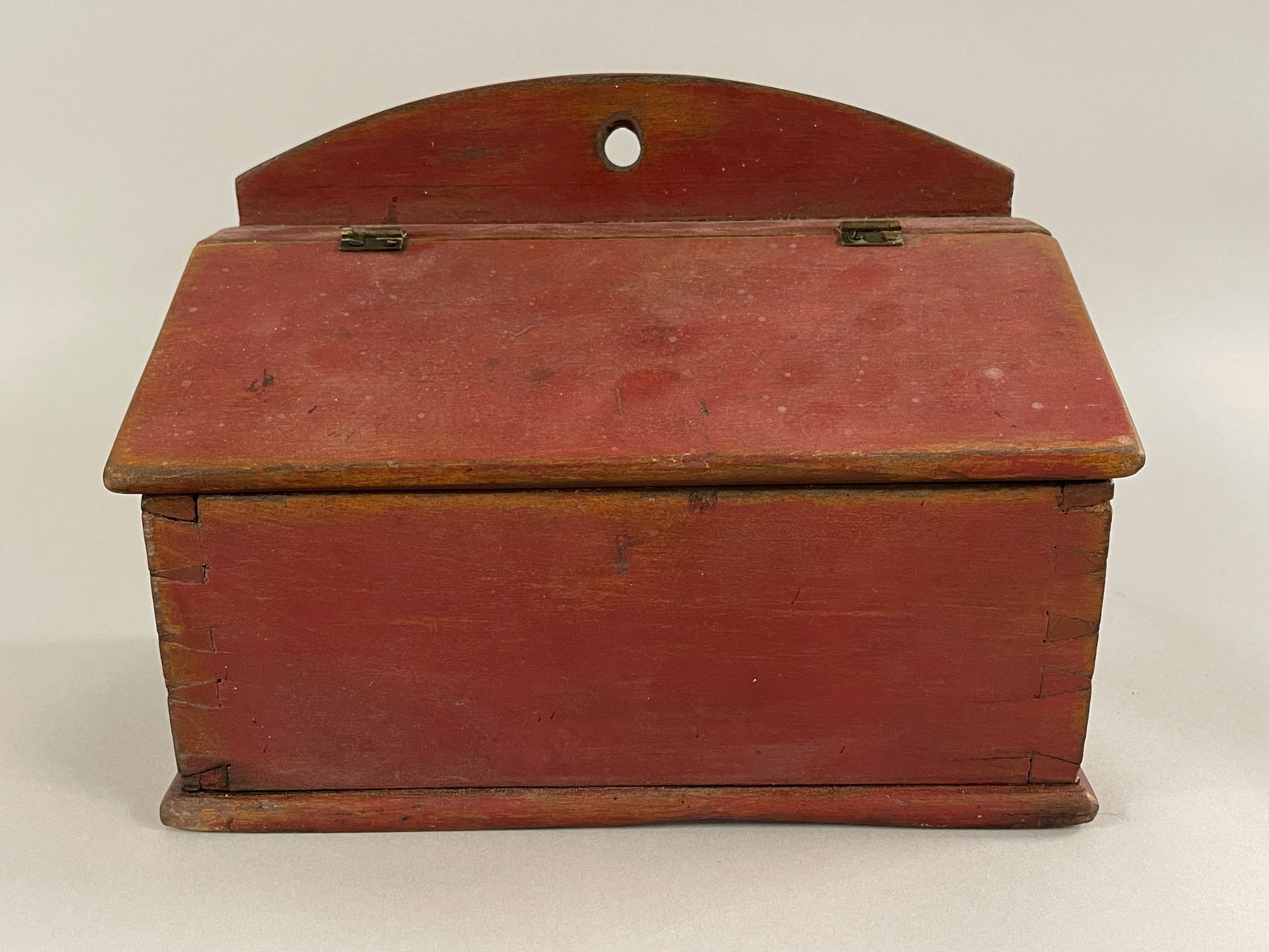 RED WALL BOX: RED WALL BOX 14" X 10" X 6"