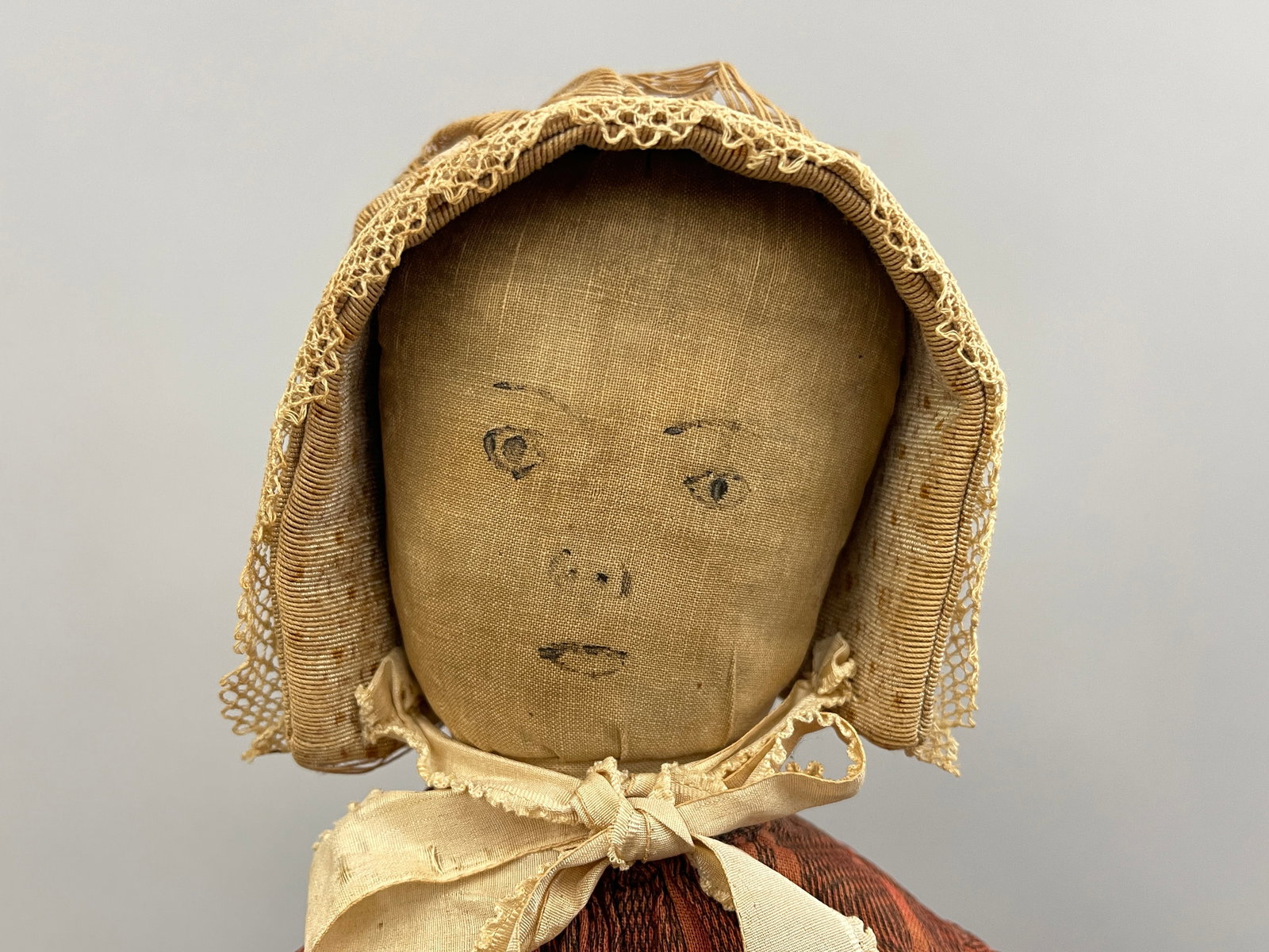 CIRCA 1890 CLOTH DOLL - 3