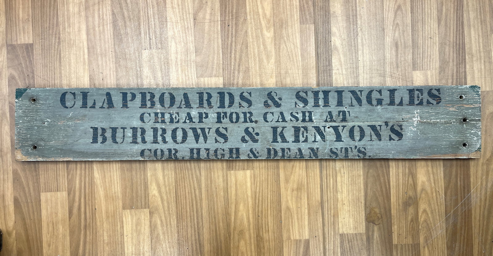 SHINGLES TRADE SIGN (1 of 3)