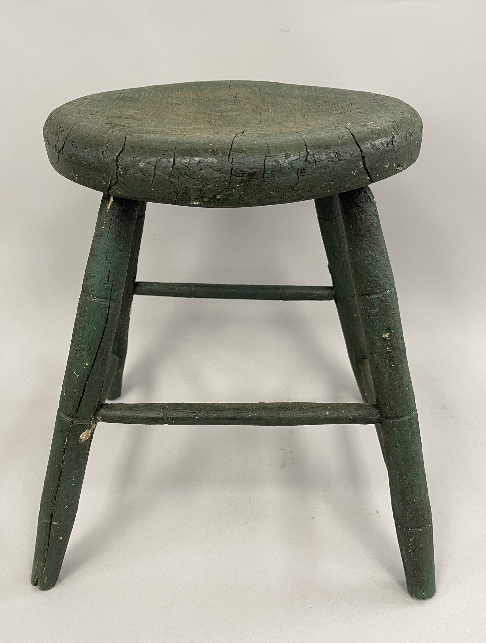 GREEN WINDSOR STOOL (1 of 4)