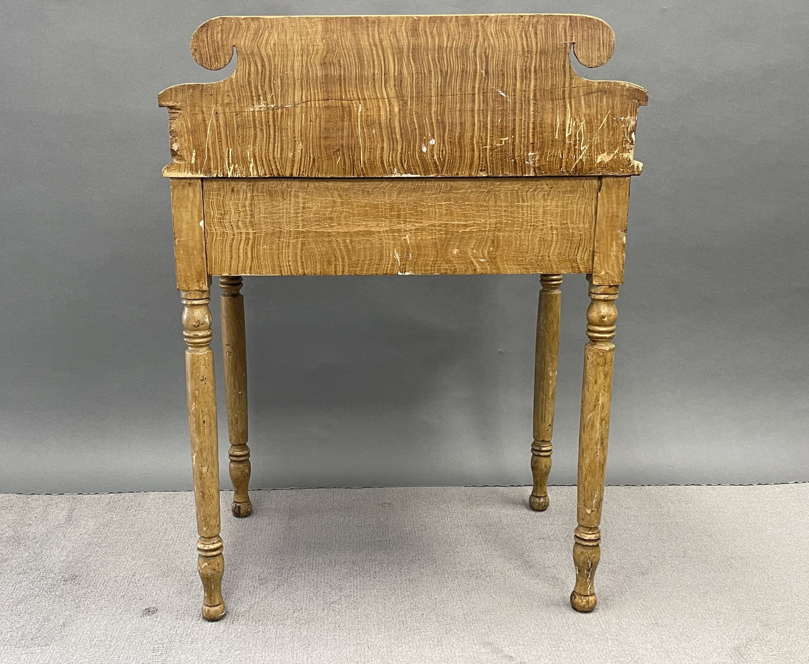 GRAIN PAINTED 3 DRAWER DRESSING TABLE - 7