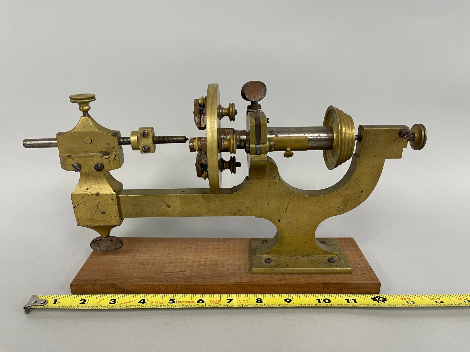 BRASS WATCHMAKER'S LATHE - 4