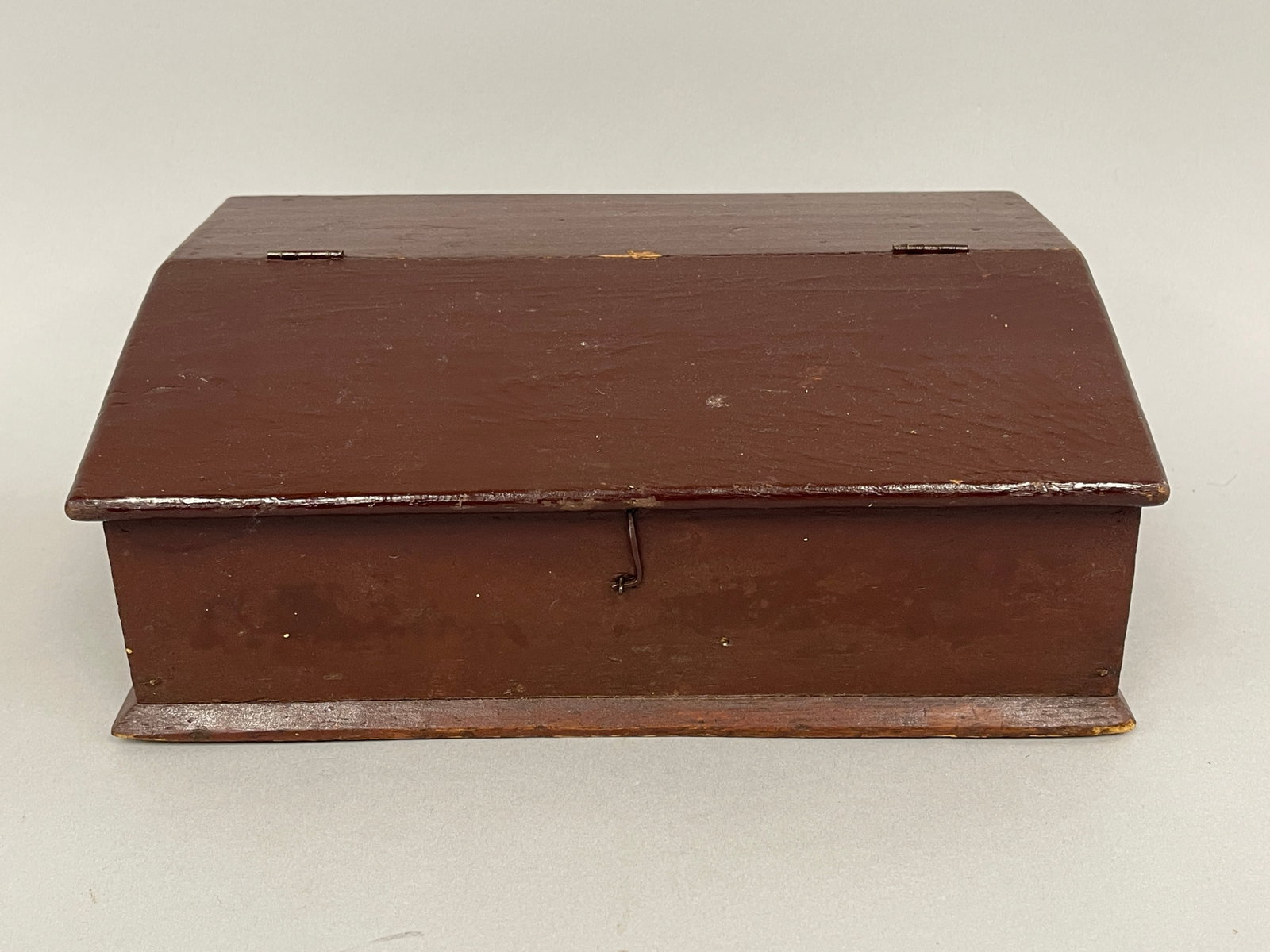SM 19TH C SLANT - LID DESK BOX (1 of 1)