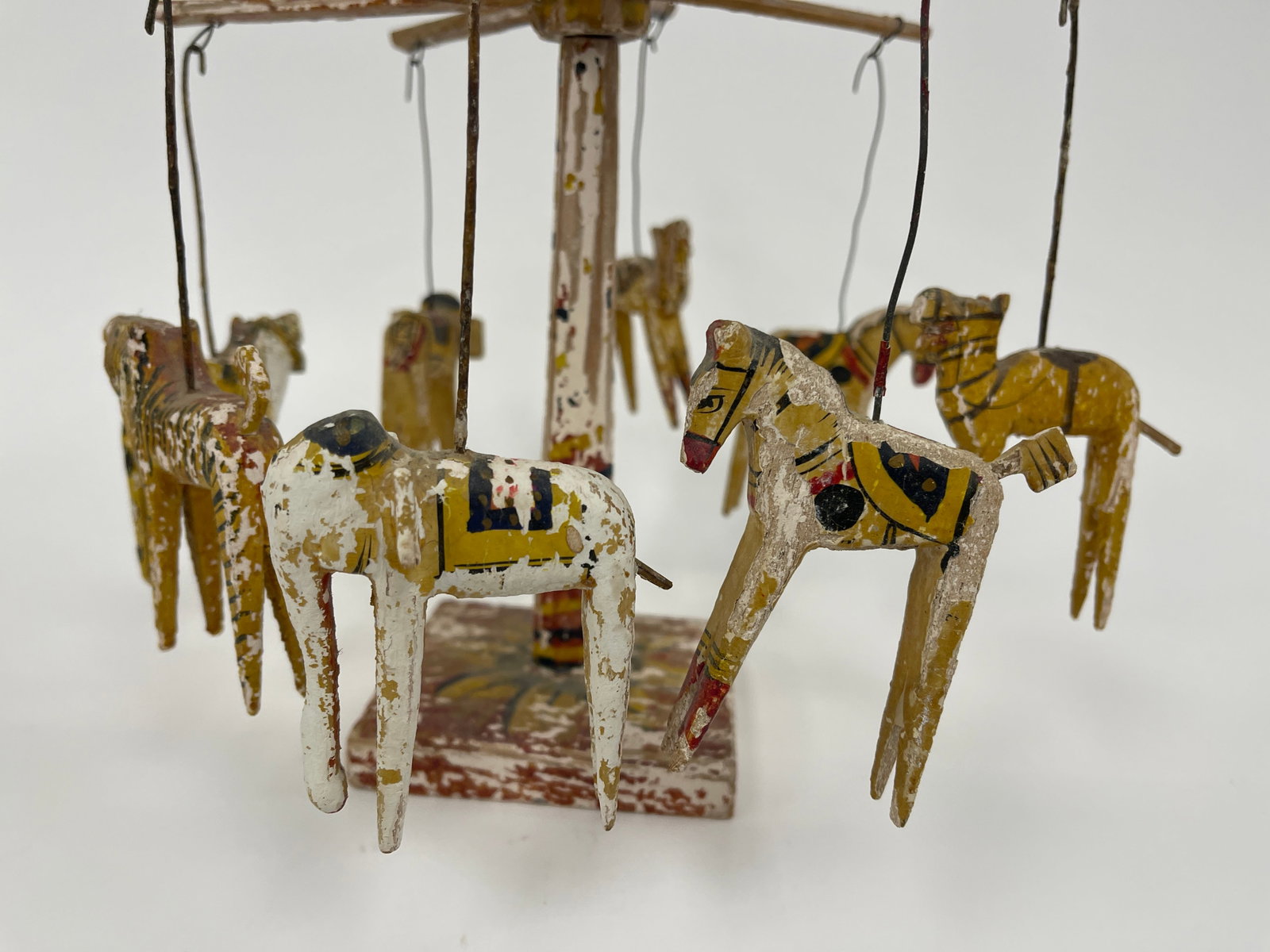 CARVED PAINTED CAROUSEL - 3