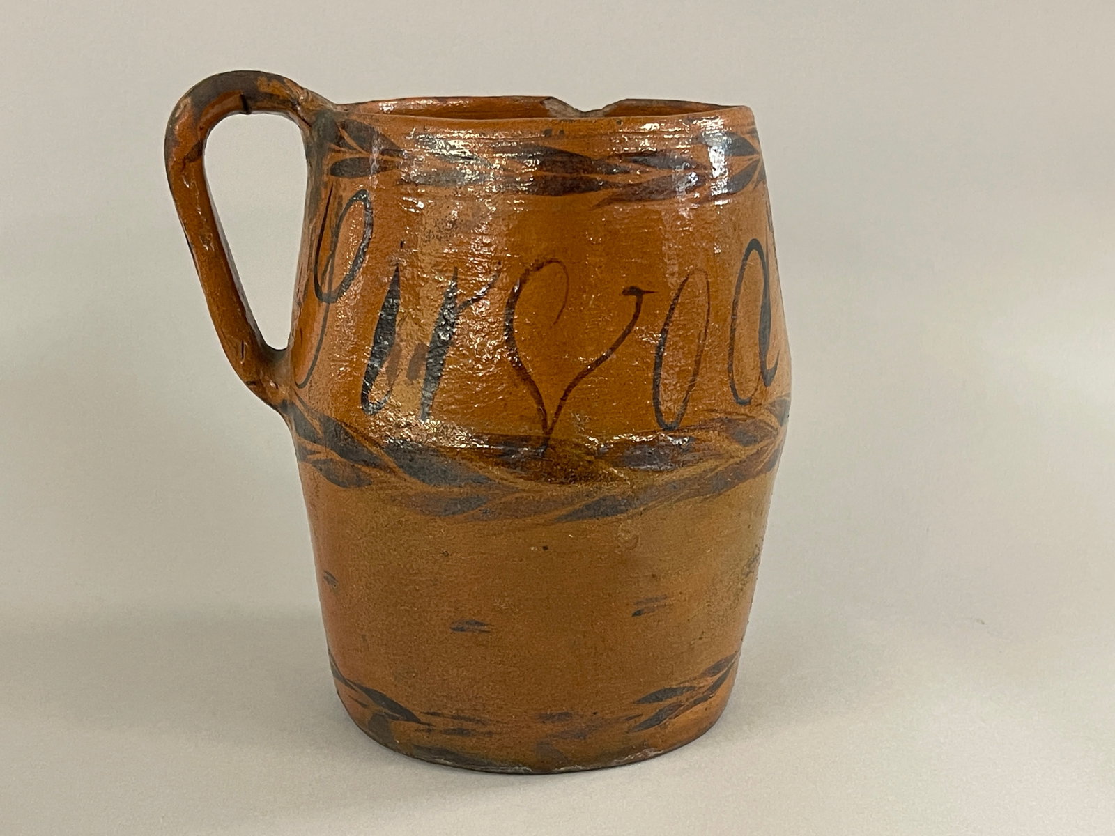 REDWARE TANKARD FOR PITCHER (1 of 7)