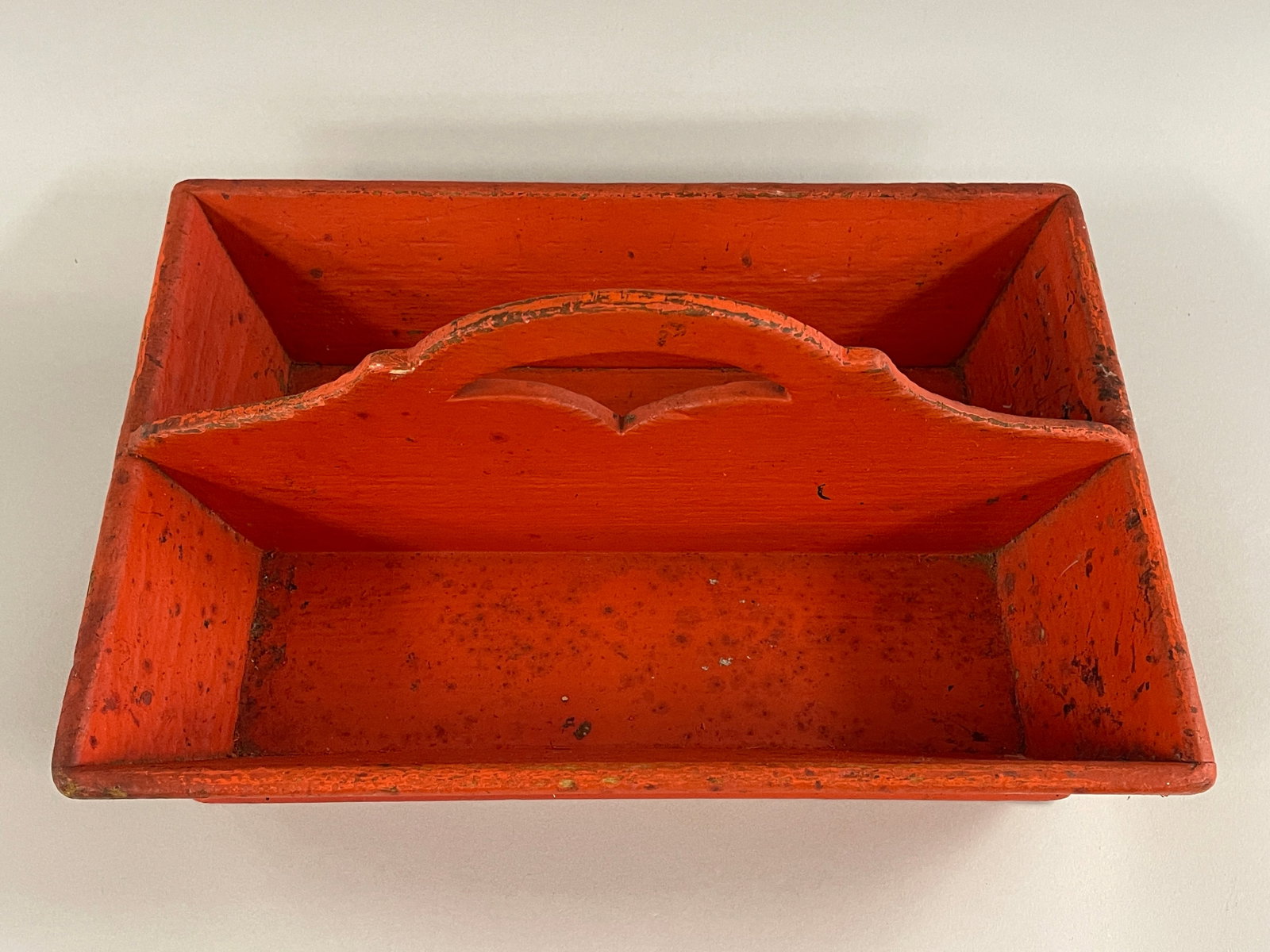PAINTED CUTLERY TRAY - 5