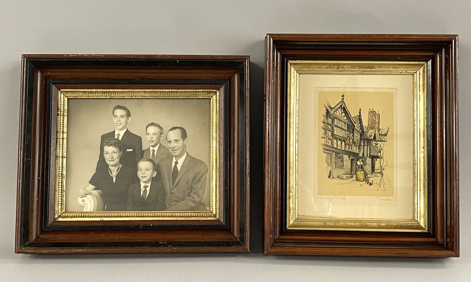 TWO WALNUT FRAMES (1 of 2)