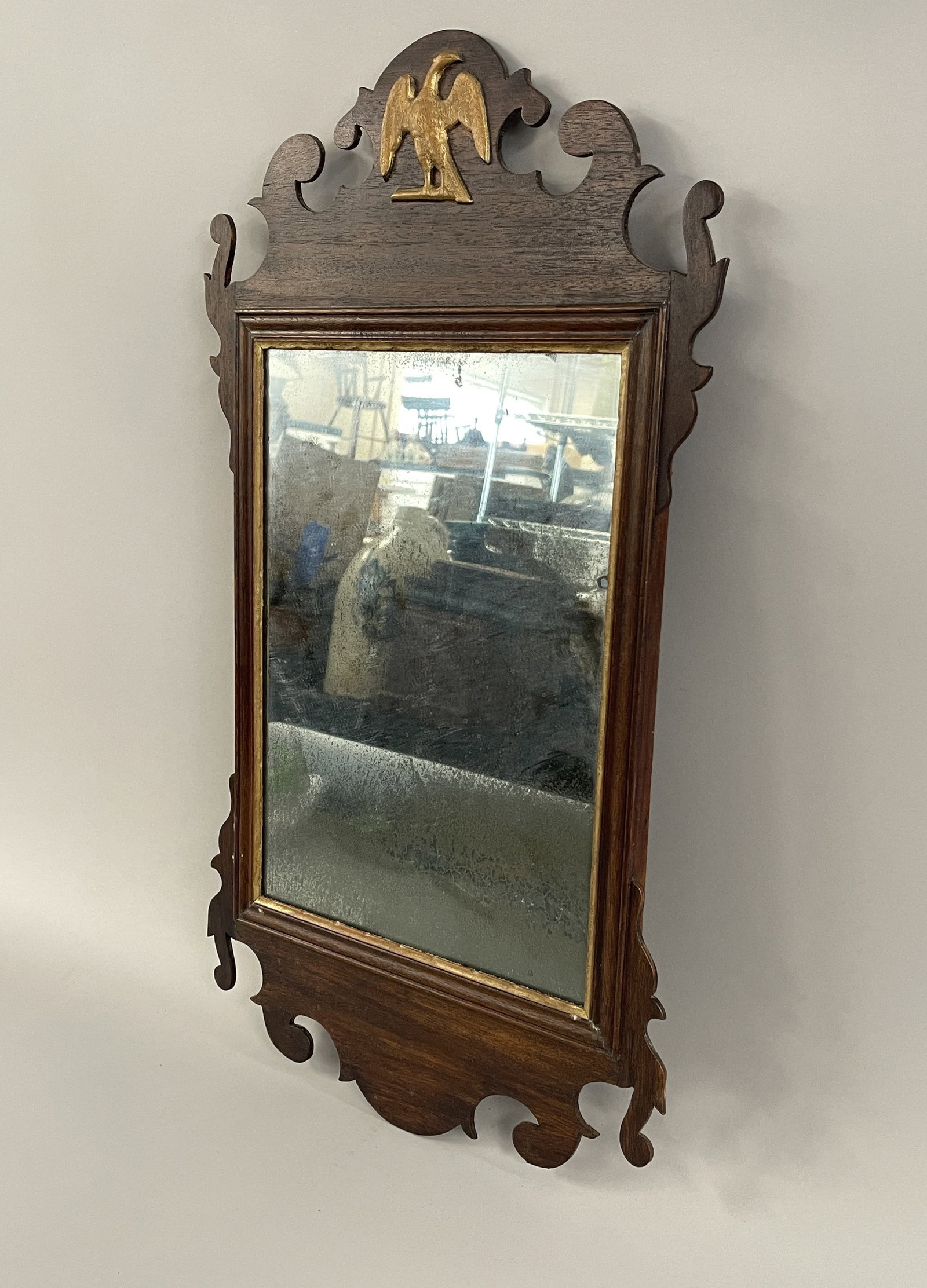 SMALL CHIPPENDALE MIRROR - 3