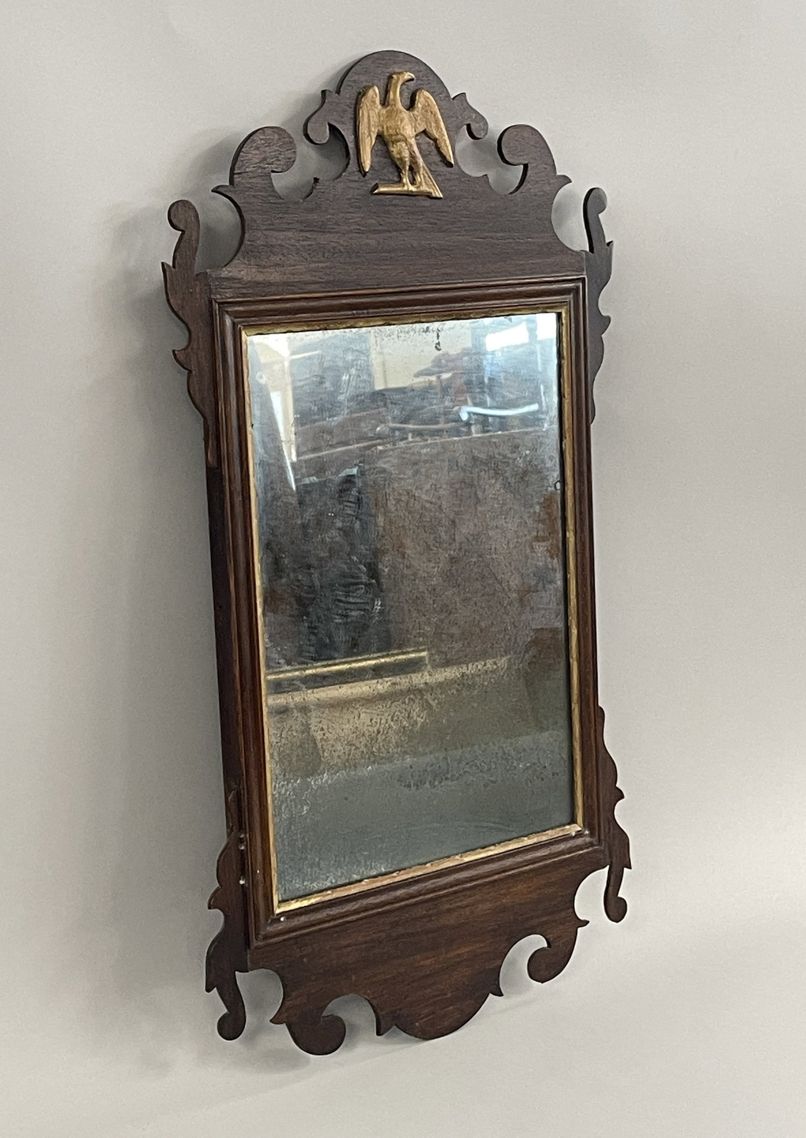 SMALL CHIPPENDALE MIRROR - 4