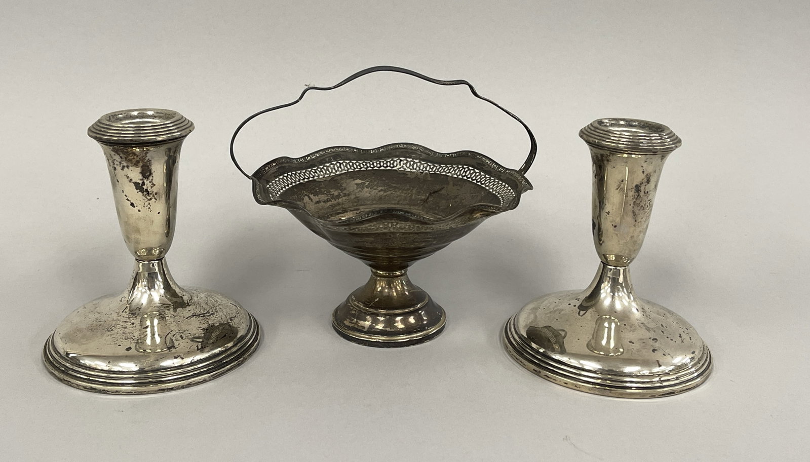 THREE WEIGHTED STERLING ITEMS (1 of 2)