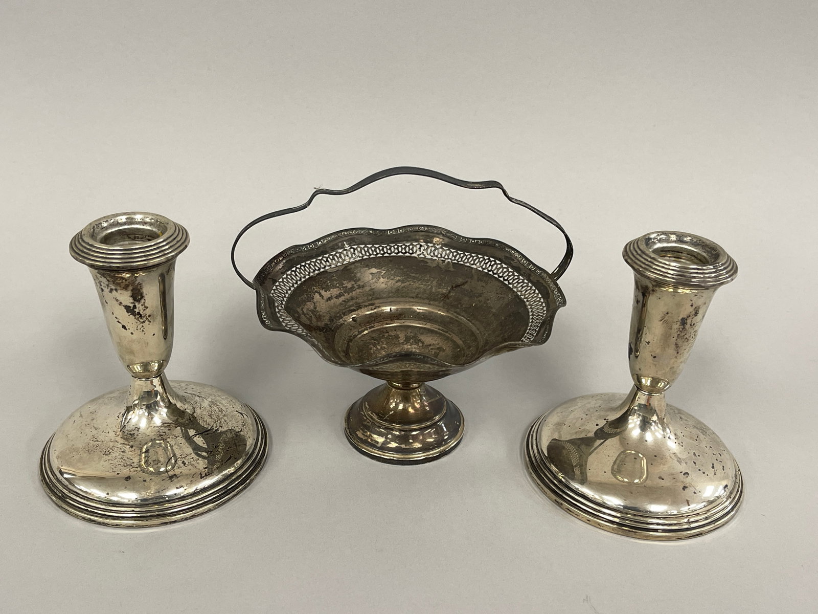 THREE WEIGHTED STERLING ITEMS - 2