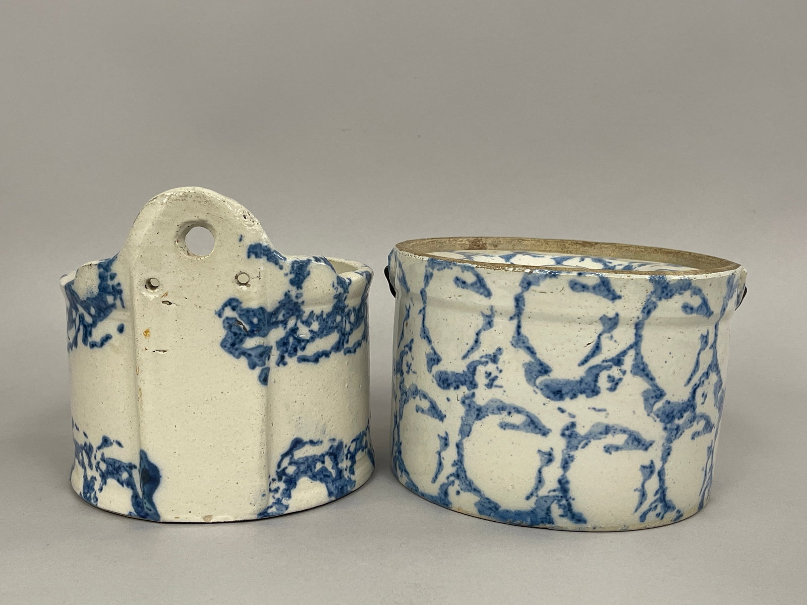 TWO BLUE SPONGEWARE ITEMS - 6