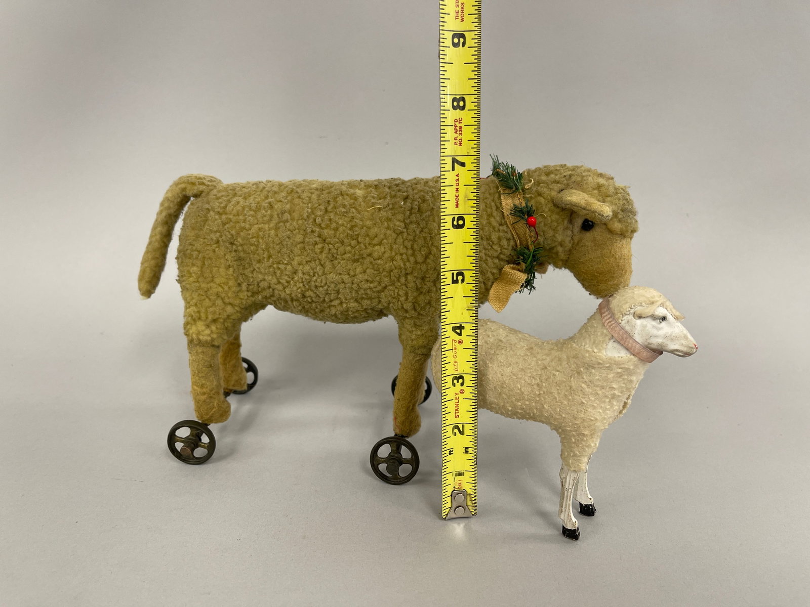 LAMB PULL TOY , GERMAN PUTZ LAMB - 3