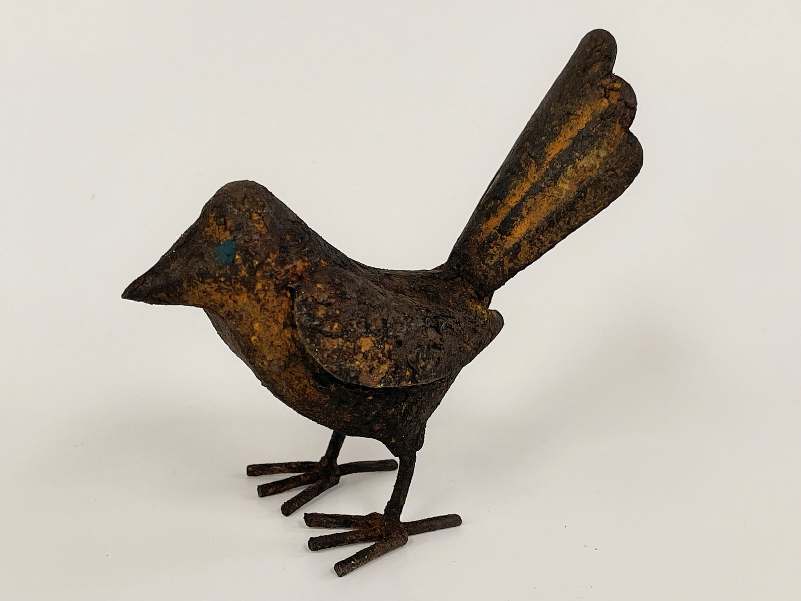 SWEET LITTLE APPRENTICE MADE FORGED IRON SPARROW: SWEET LITTLE APPRENTICE MADE FORGED IRON SPARROW
