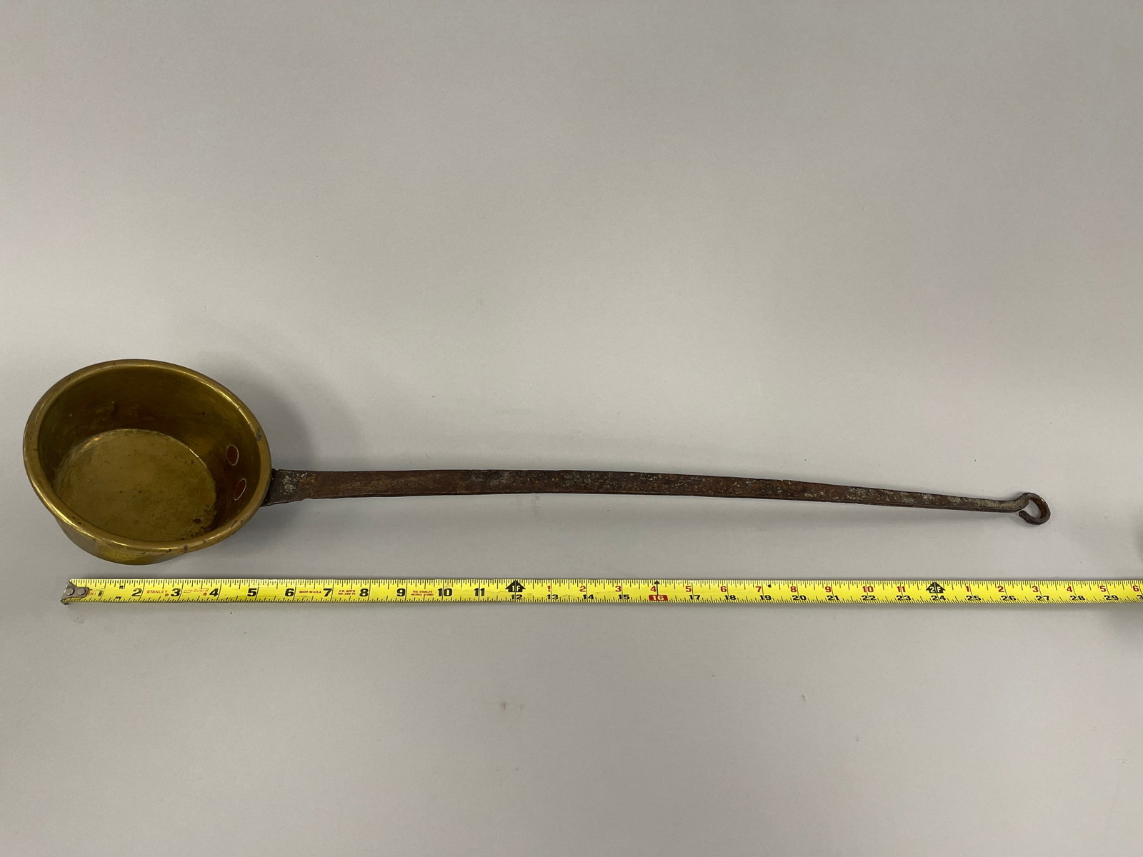 18TH BRASS POT LADLE - 2