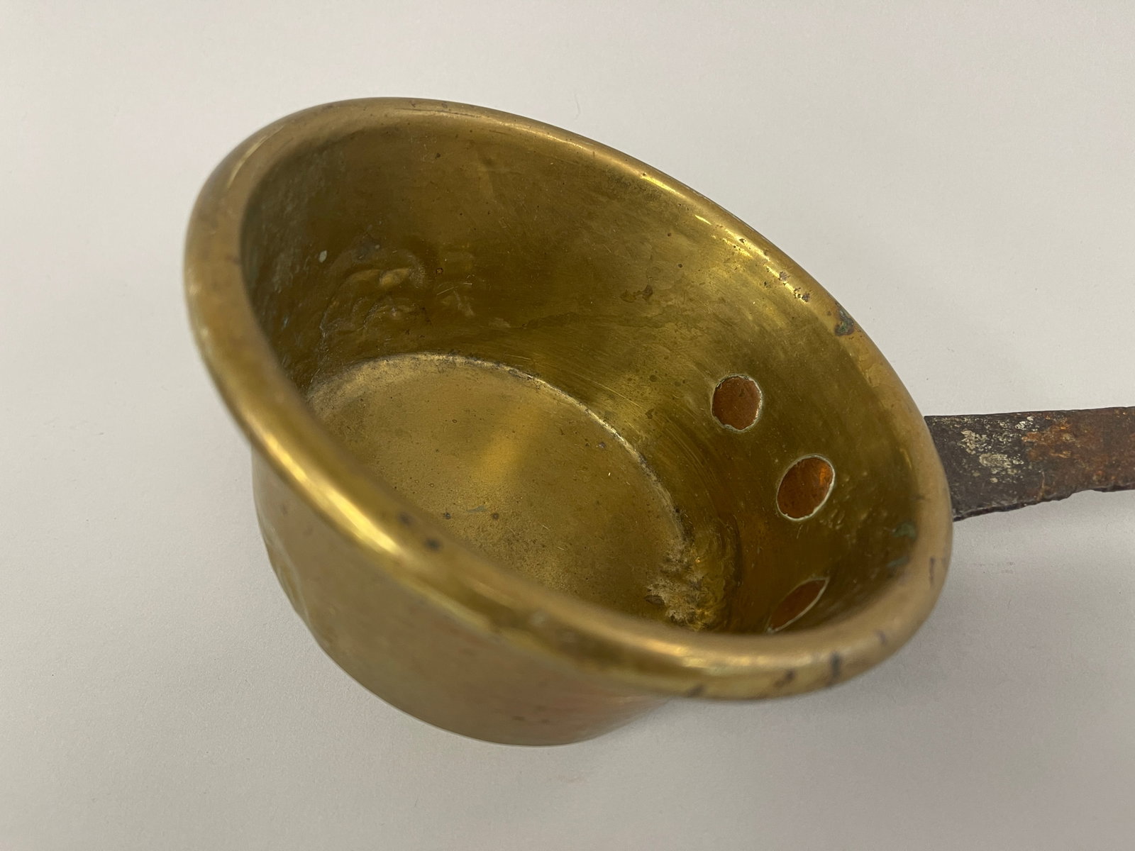 18TH BRASS POT LADLE - 4