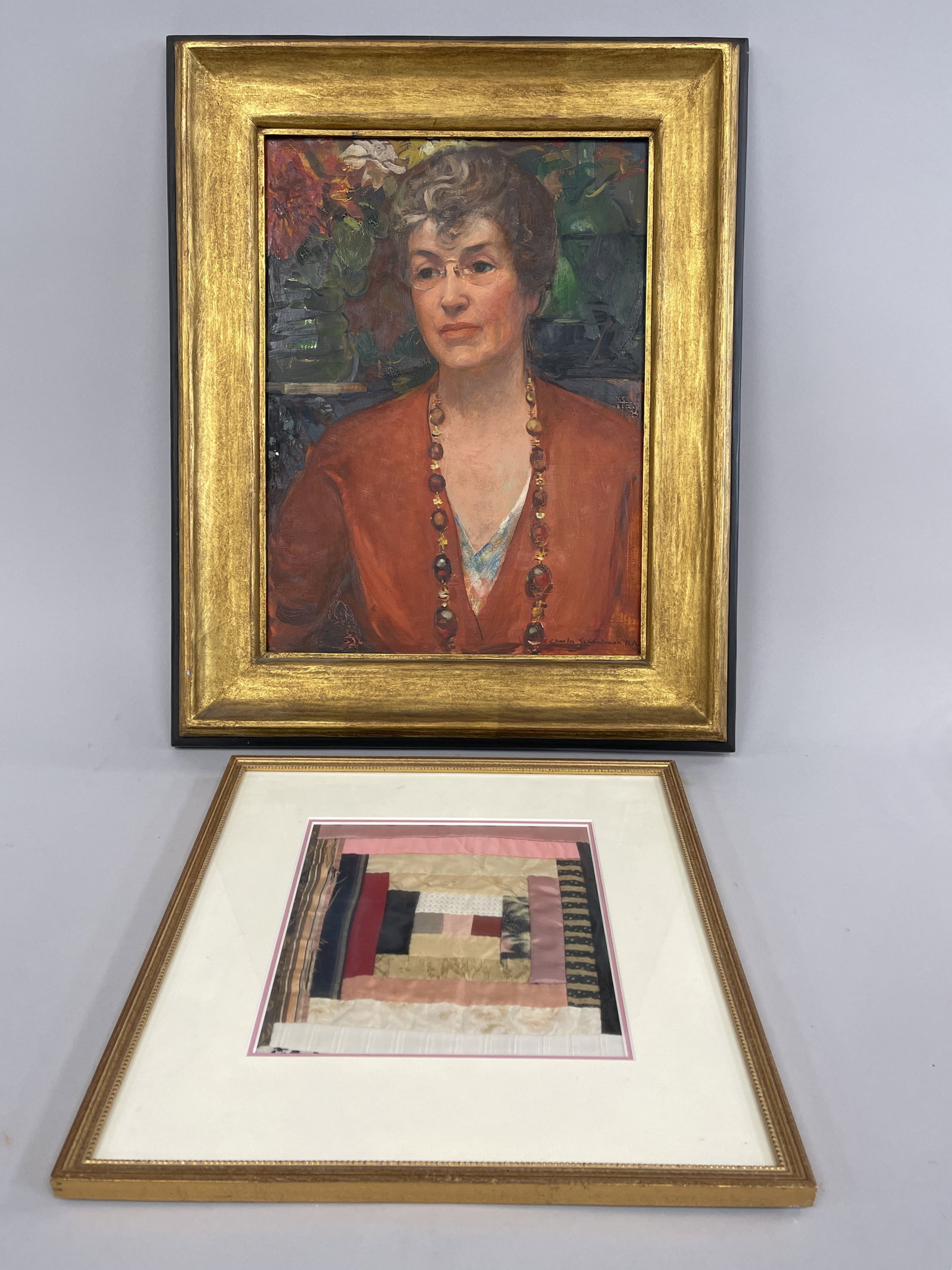 TWO FRAMED ITEMS (1 of 2)