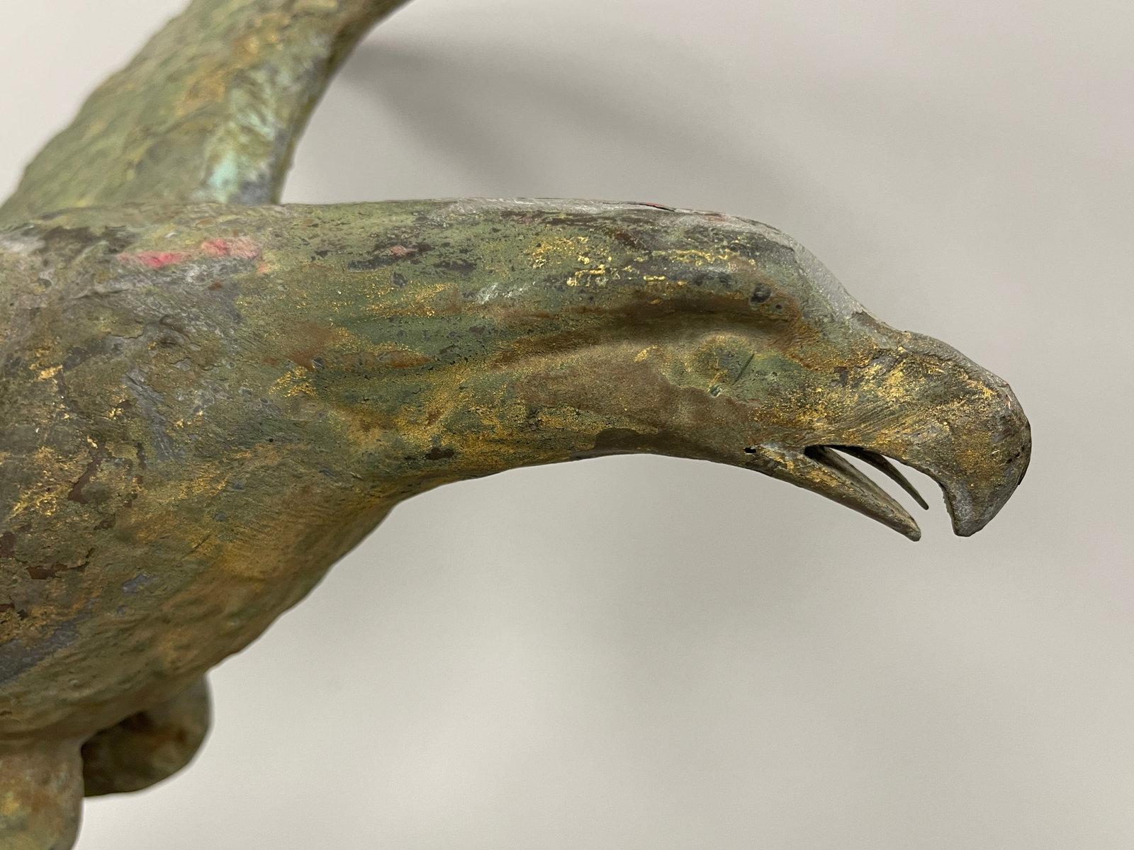 19TH C COPPER AMERICAN EAGLE WEATHERVANE - 4