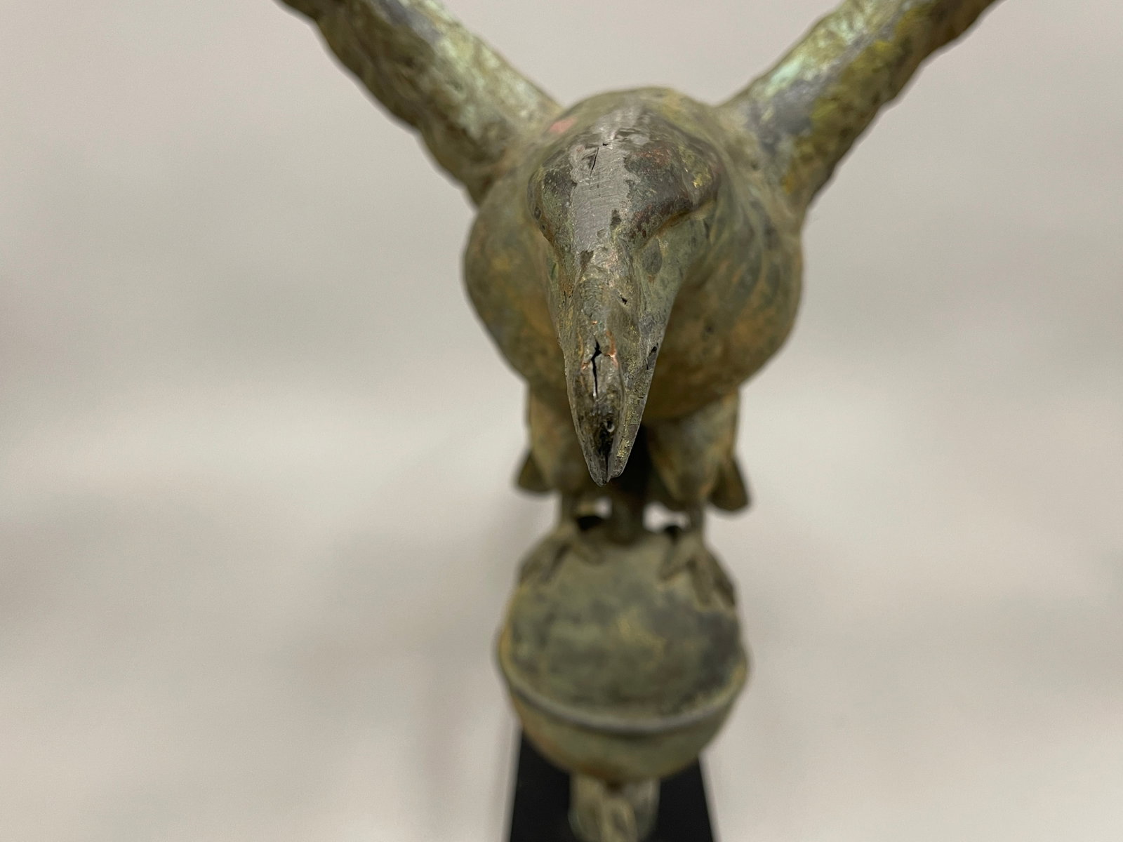 19TH C COPPER AMERICAN EAGLE WEATHERVANE - 6