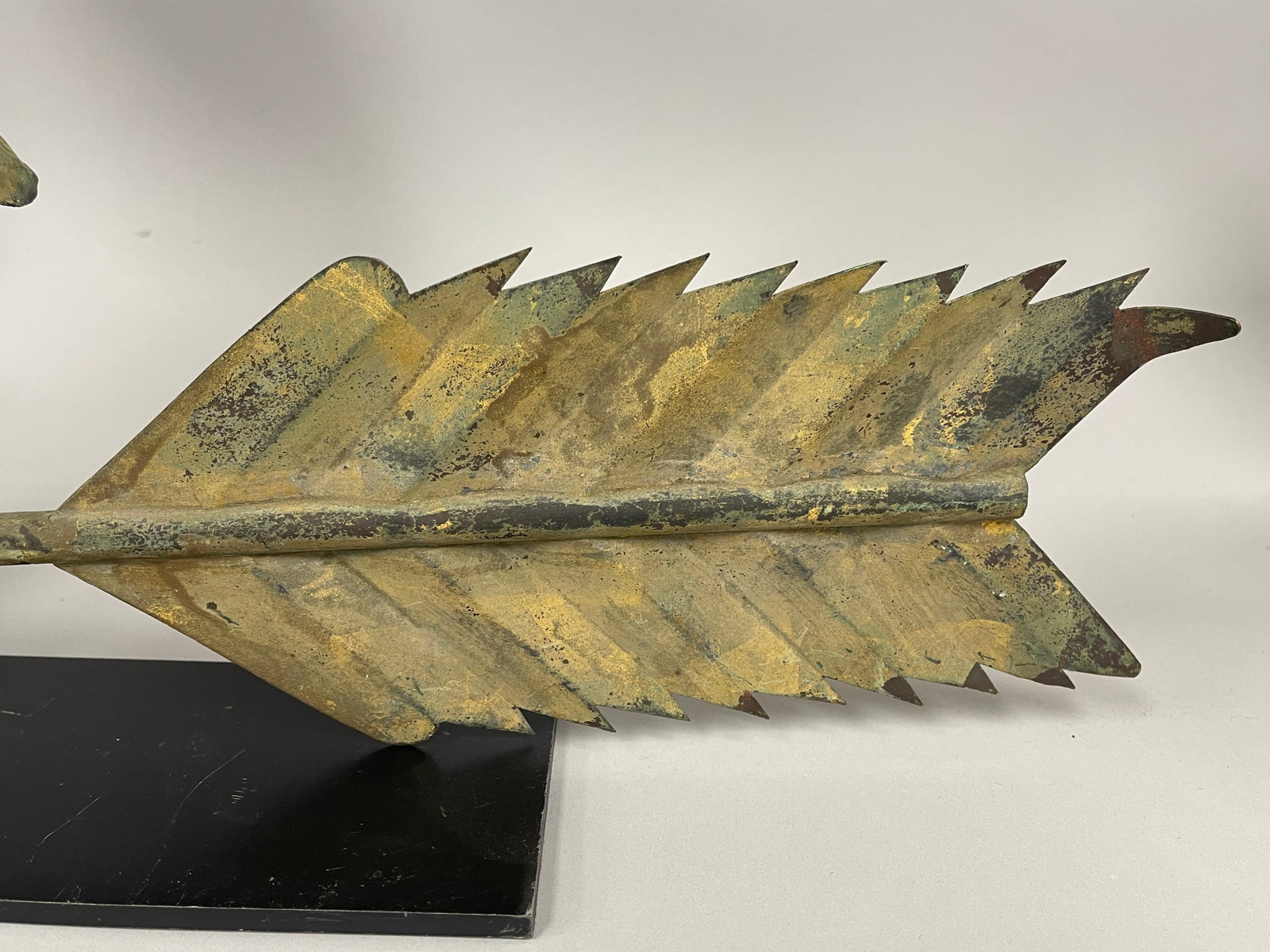 19TH C COPPER AMERICAN EAGLE WEATHERVANE - 7