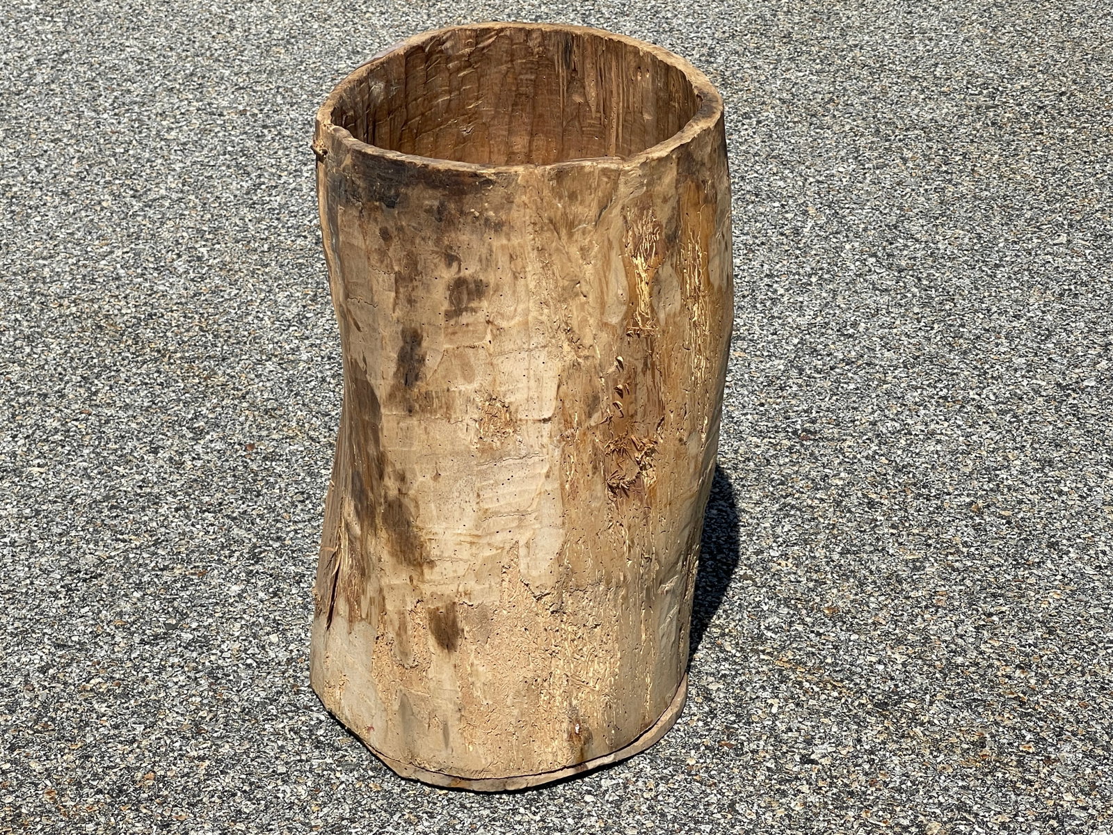 18TH C HAND CARVED HORN BEAM (1 of 6)