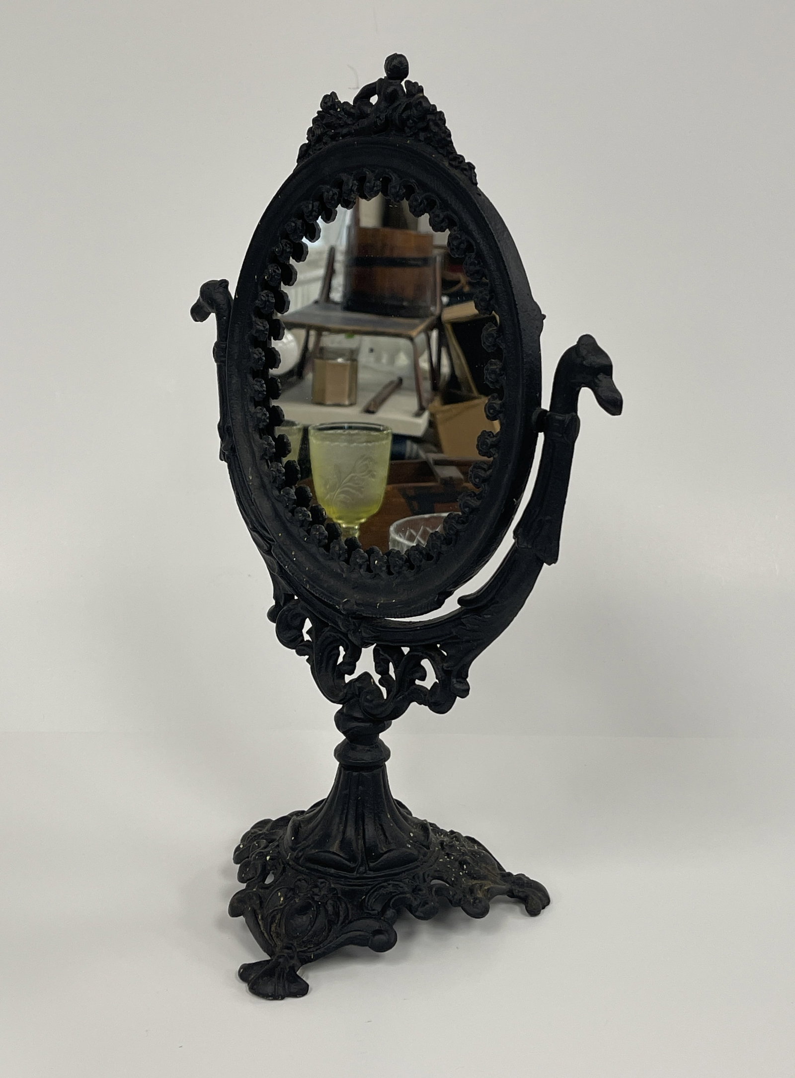 BLACK TABLE MIRROR - 3