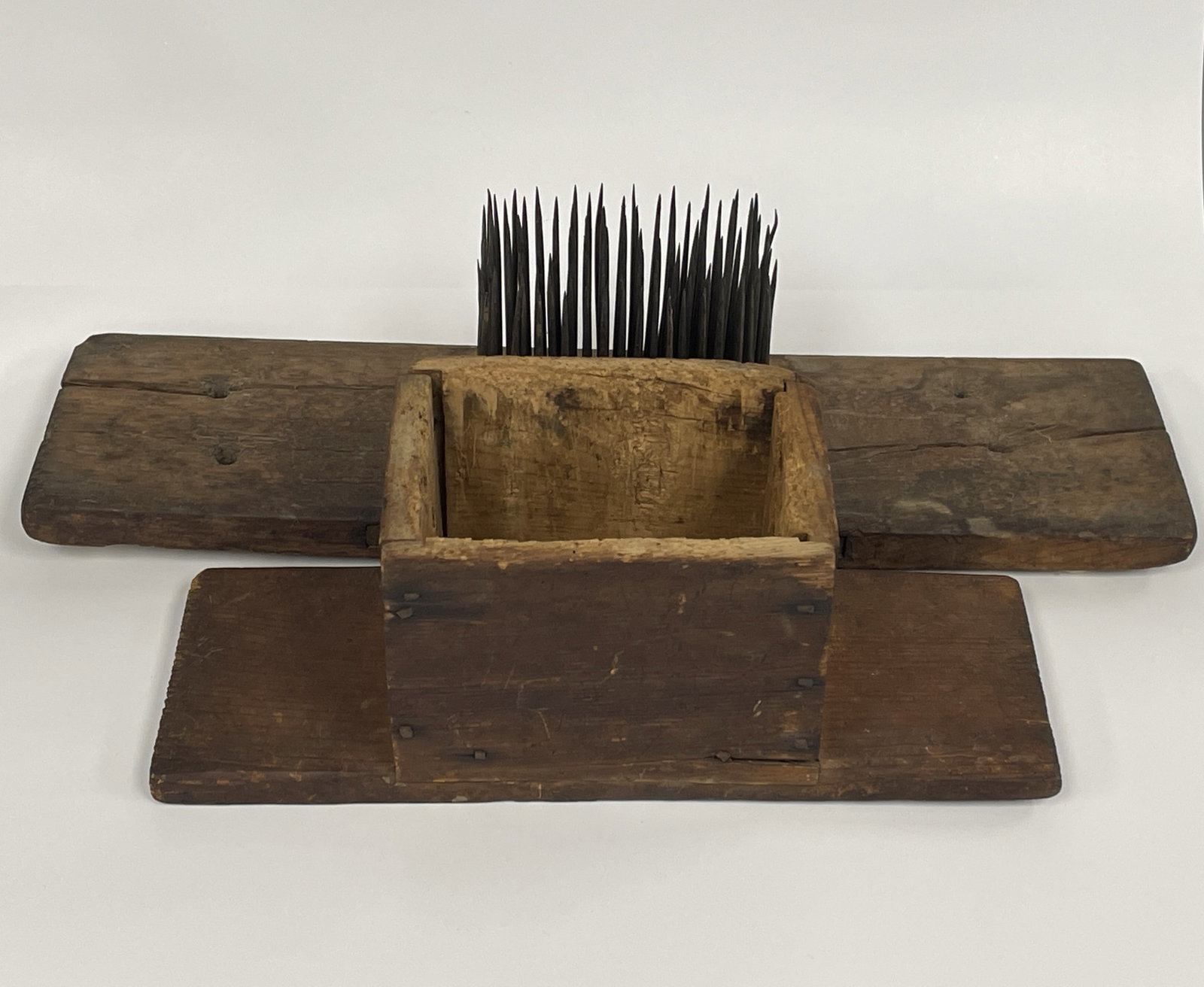 EARLY PRIMITIVE FLAX TOOL - 2