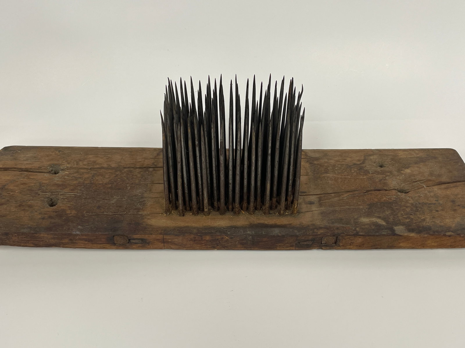 EARLY PRIMITIVE FLAX TOOL - 3