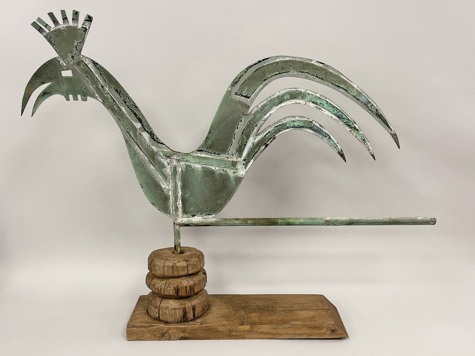 COPPER ROOSTER WEATHERVANE (1 of 3)