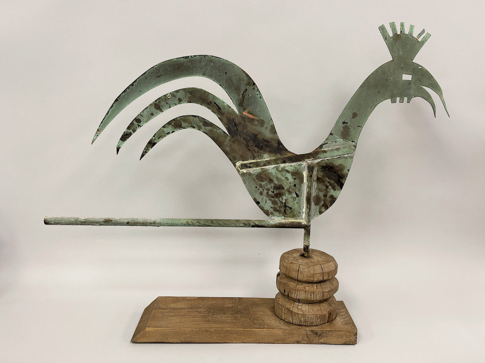 COPPER ROOSTER WEATHERVANE - 3