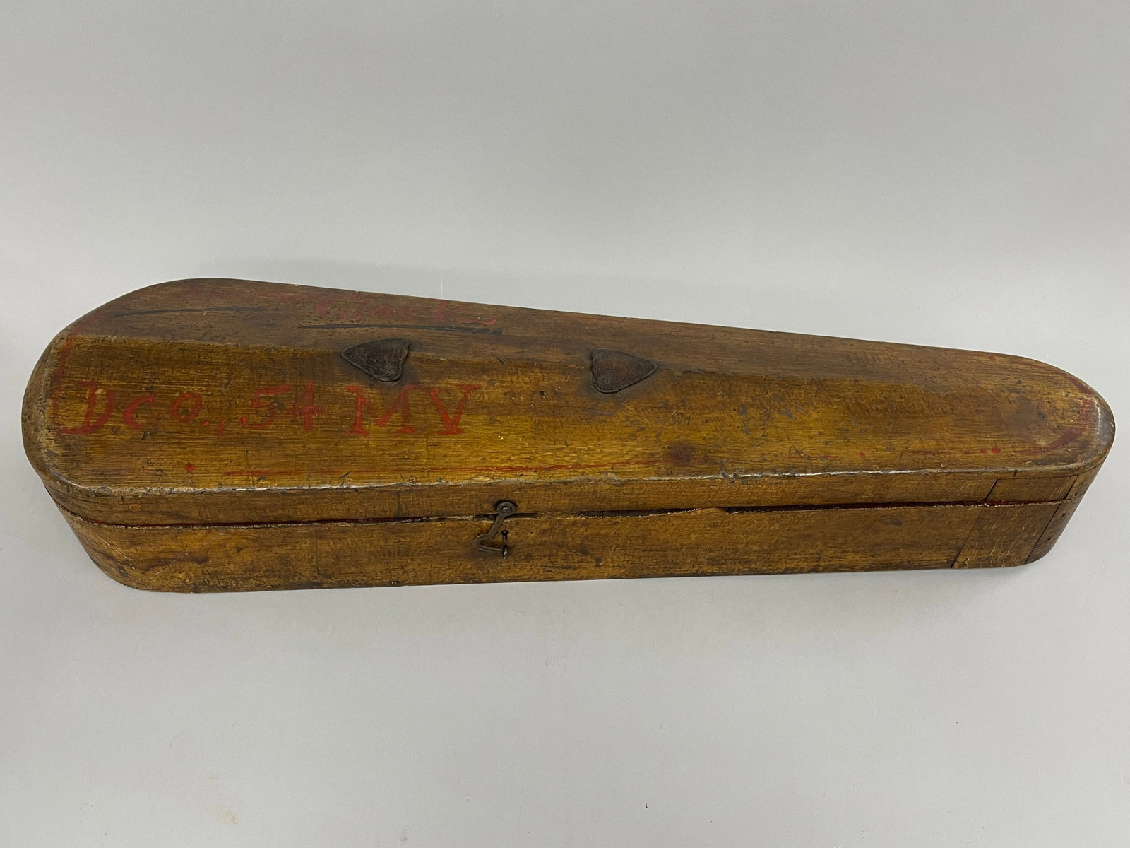 MILITARY WOODEN VIOLIN CASE (1 of 5)