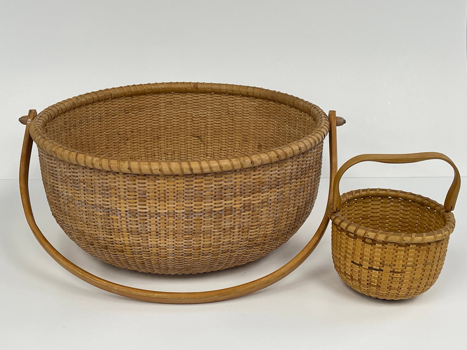 TWO NANTUCKET BASKETS - 2