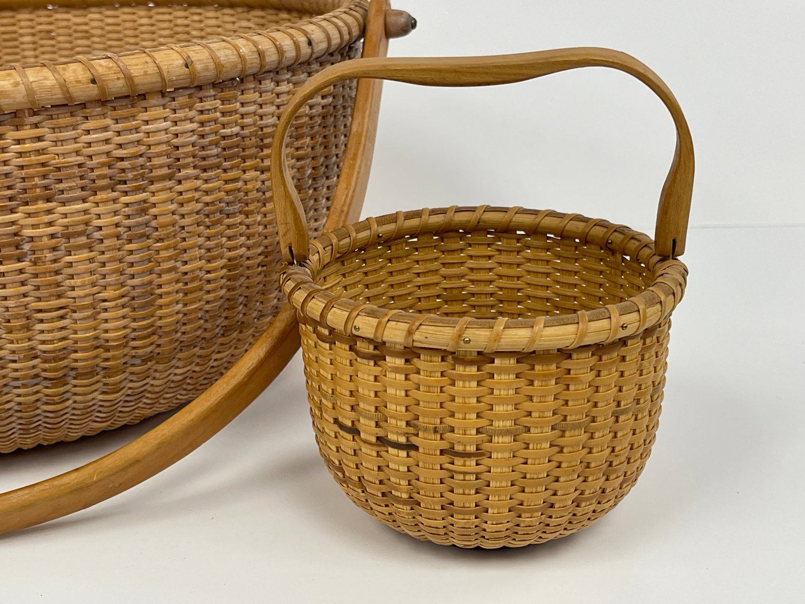 TWO NANTUCKET BASKETS - 3