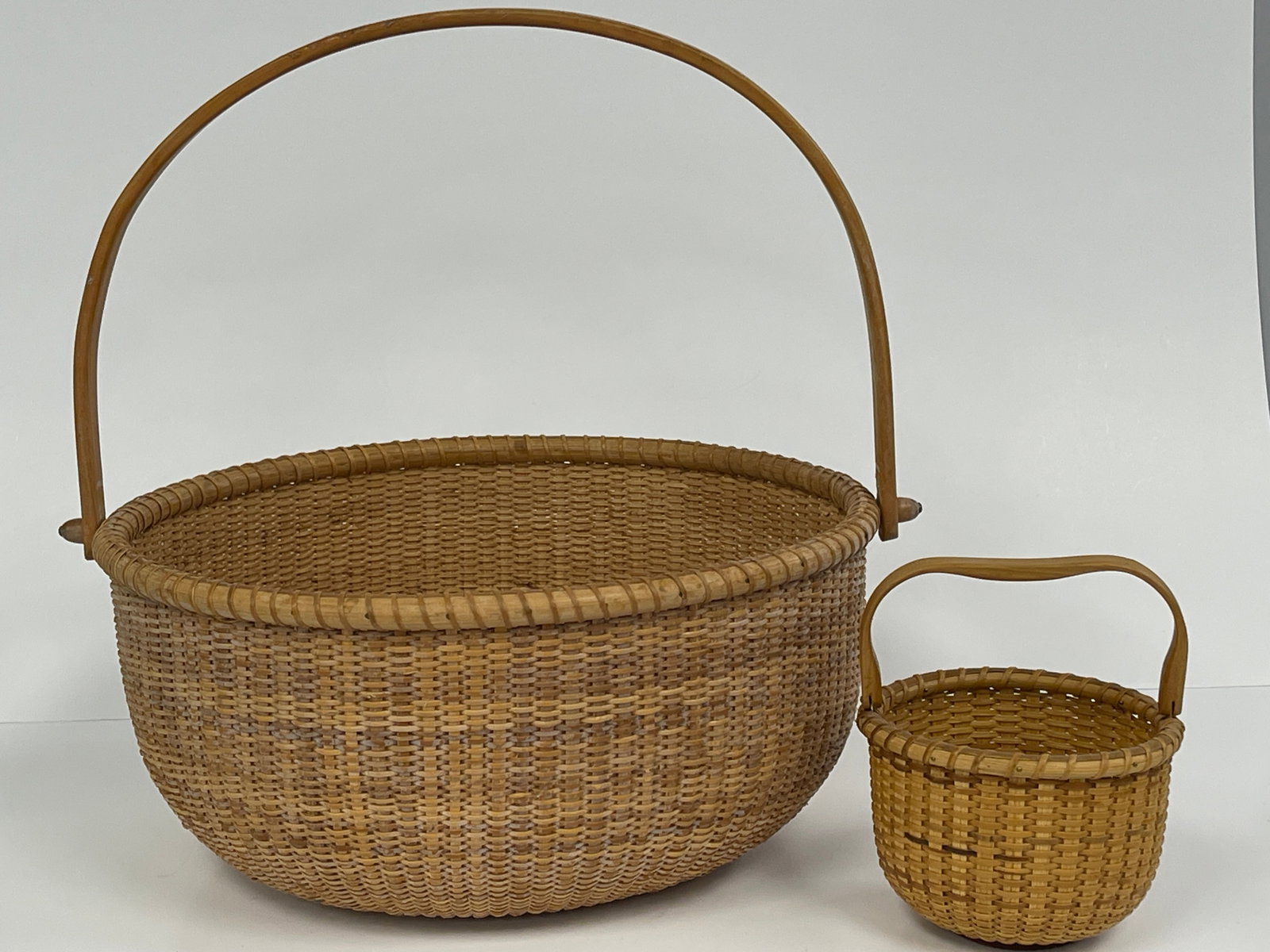 TWO NANTUCKET BASKETS - 5