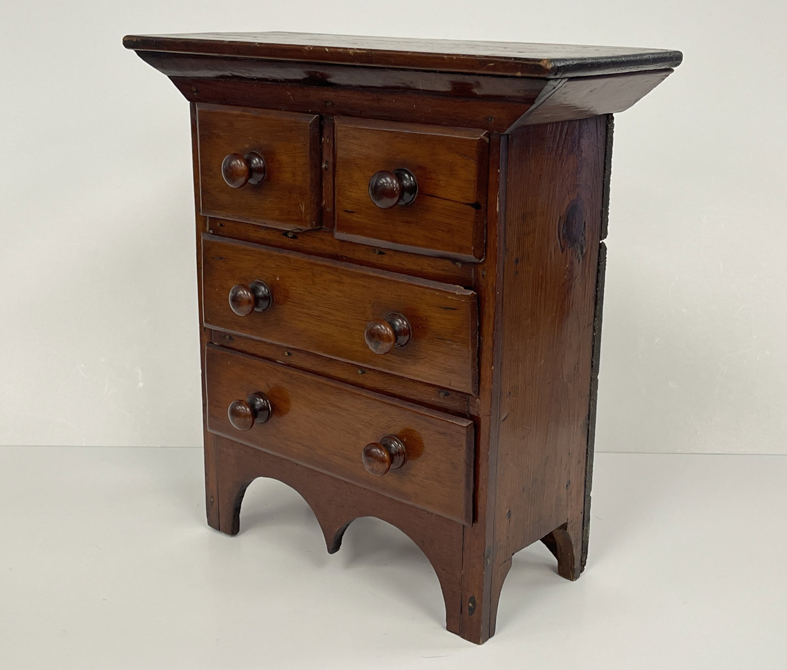TWO OVER TWO WALNUT CABINET - 3