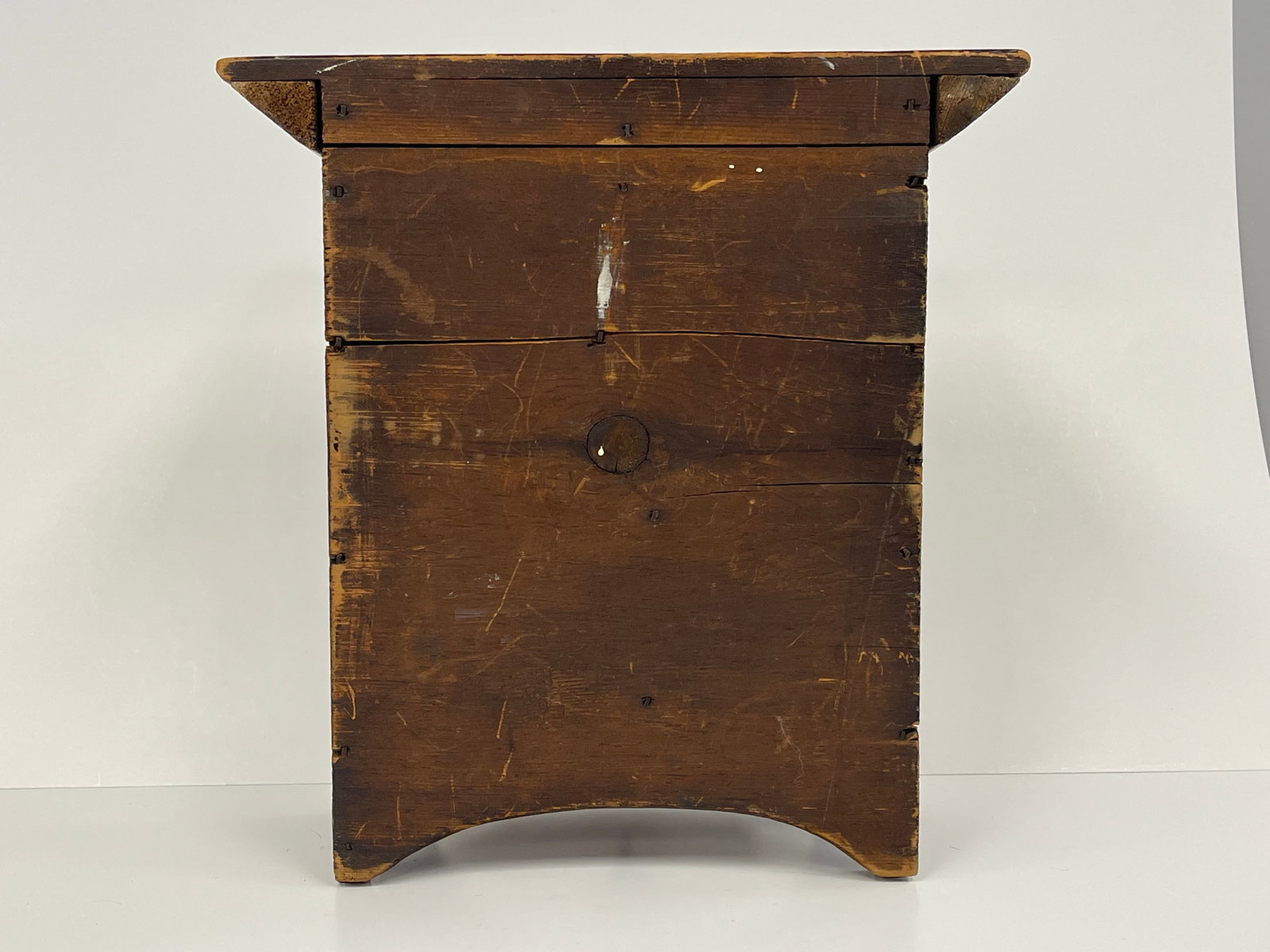 TWO OVER TWO WALNUT CABINET - 5