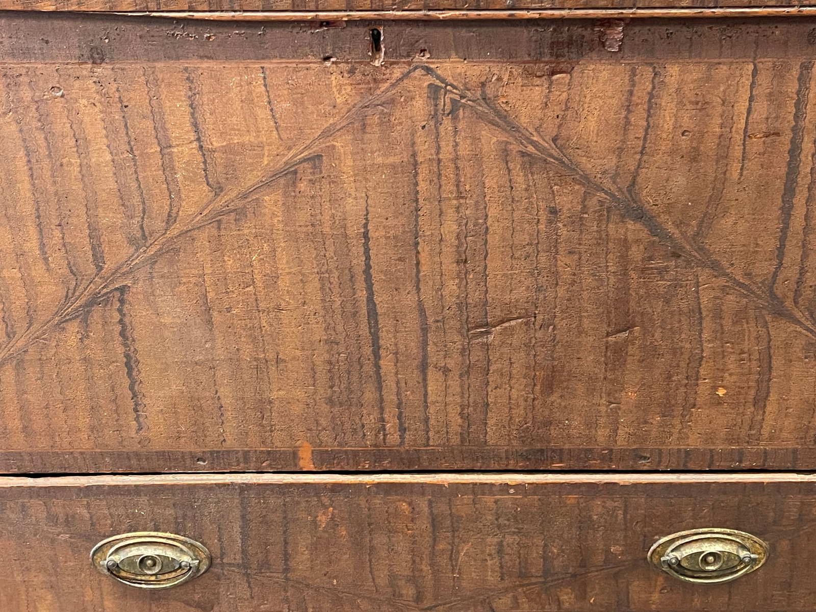 PAINT DECORATED BLANKET BOX - 4