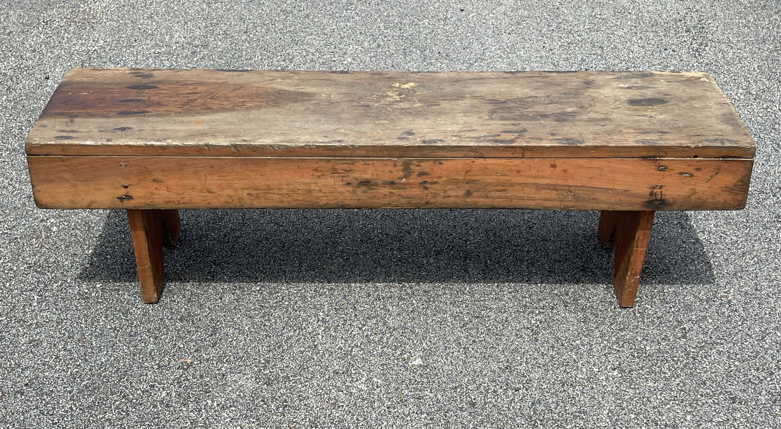 SALMON PAINTED BUCKET BENCH (1 of 5)