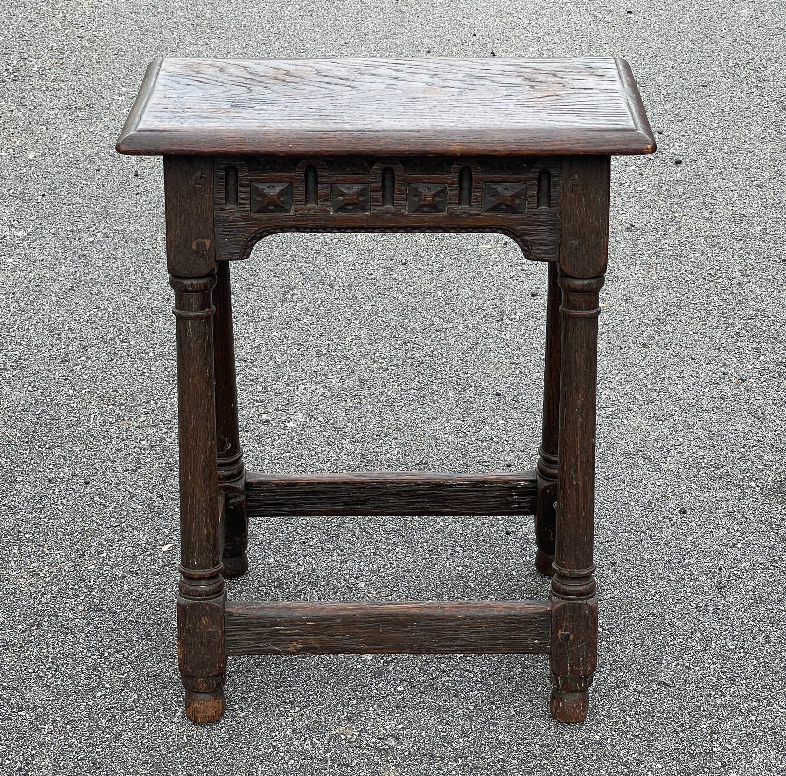 19TH C OAK JOINT STOOL (1 of 6)