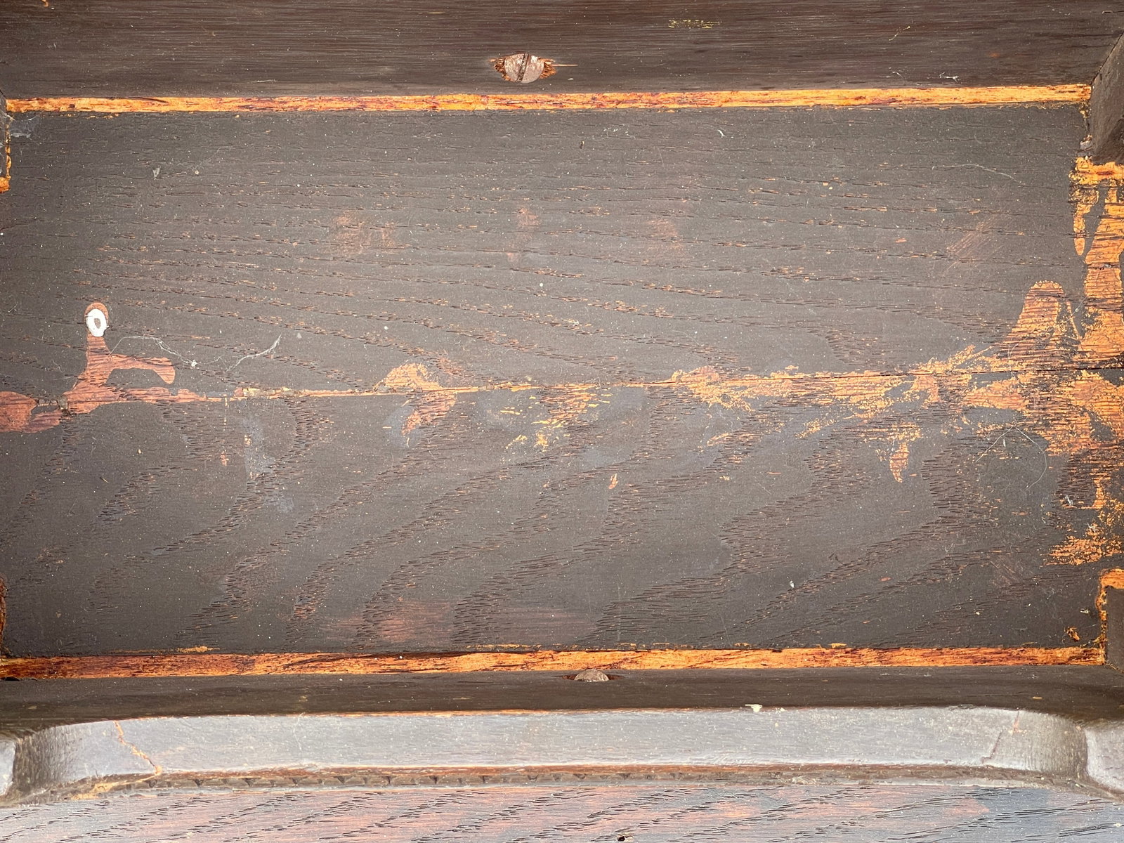 19TH C OAK JOINT STOOL - 4