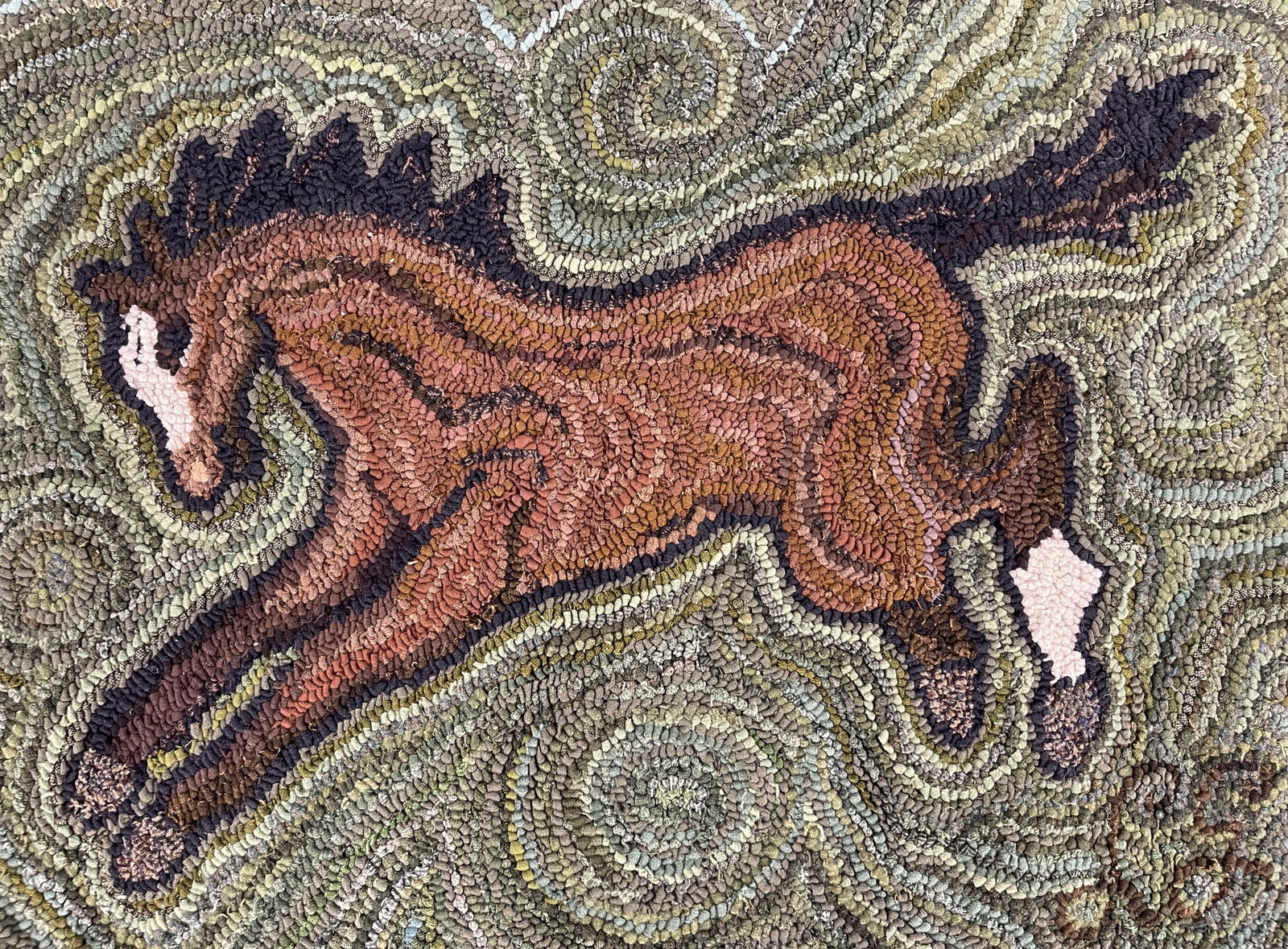 HORSE HOOKED RUG - 2