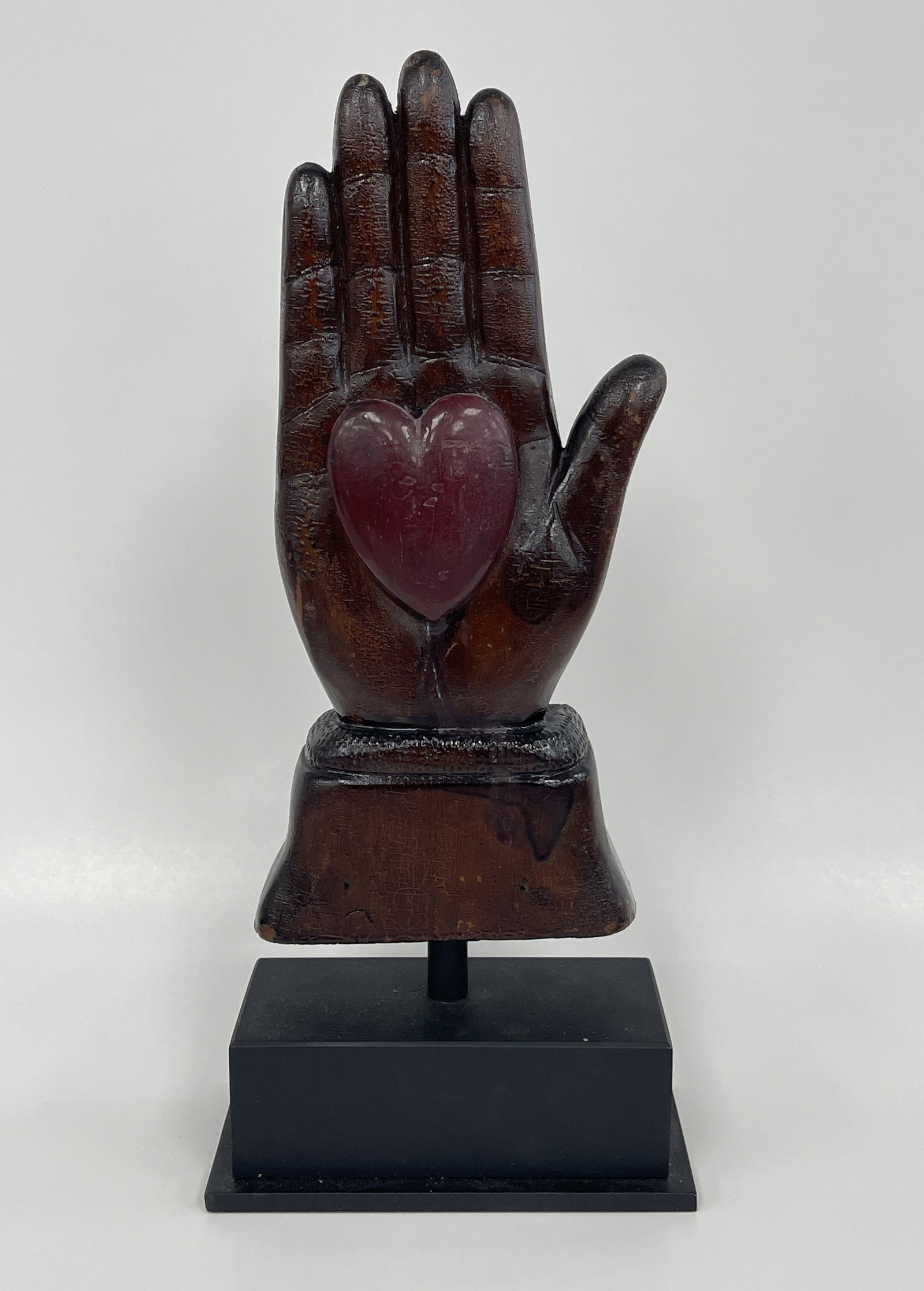 HEART IN HAND CARVING (1 of 5)