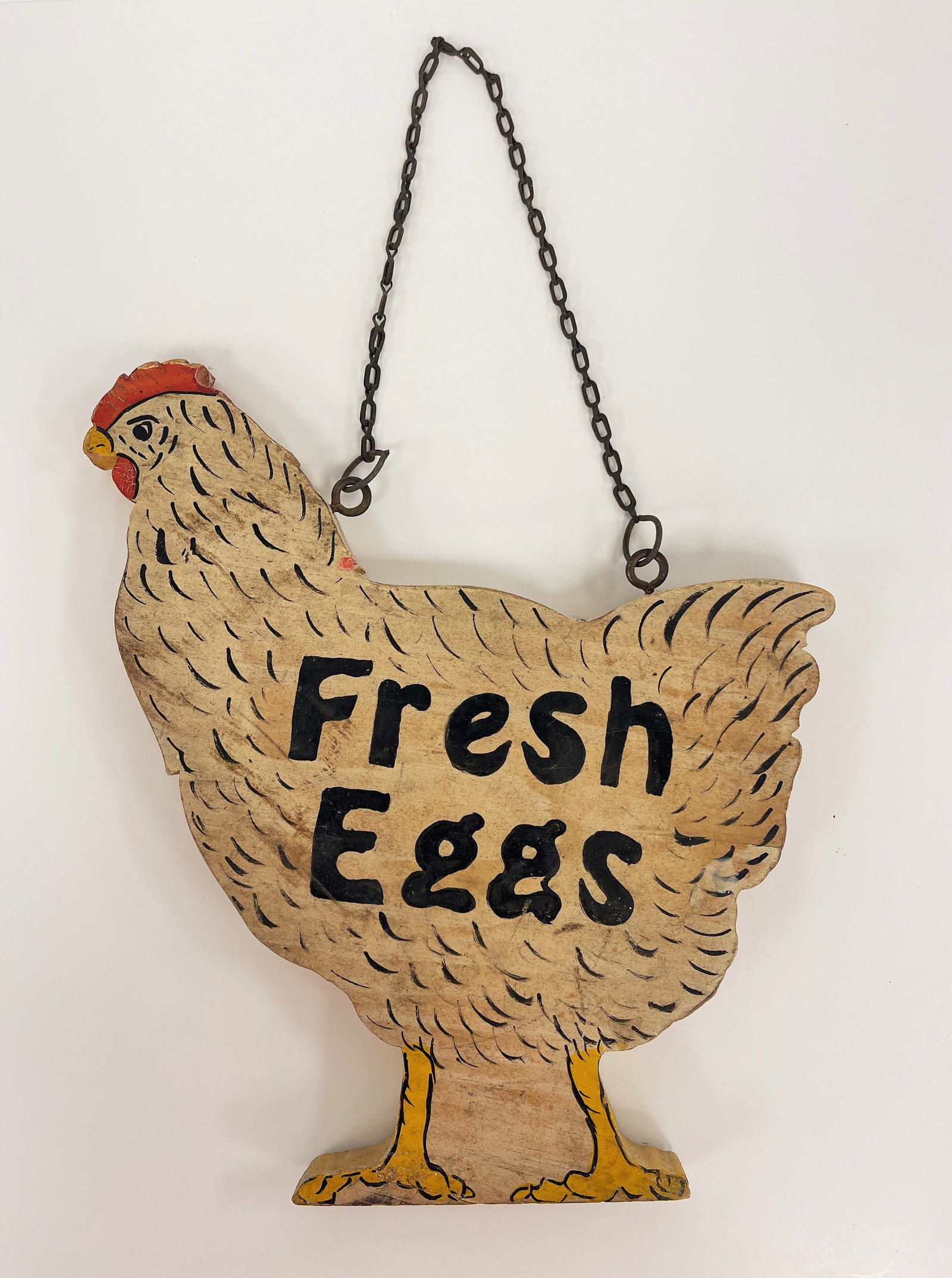 “FRESH EGGS?? CHICKEN SIGN (1 of 3)